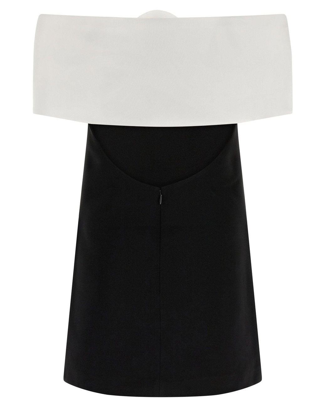 Self-Portrait Black Sculptural Flower-Appliqué Off-Shoulder Dress