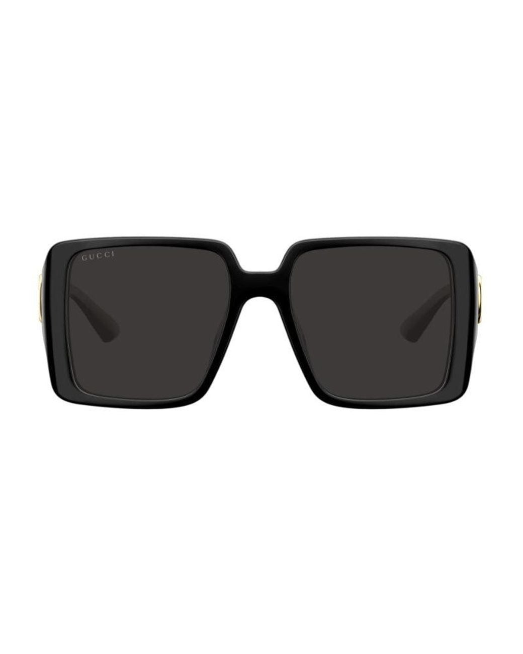 Gucci Black Sunglasses Square Full Rim, Frame And Lens Gg1692S001