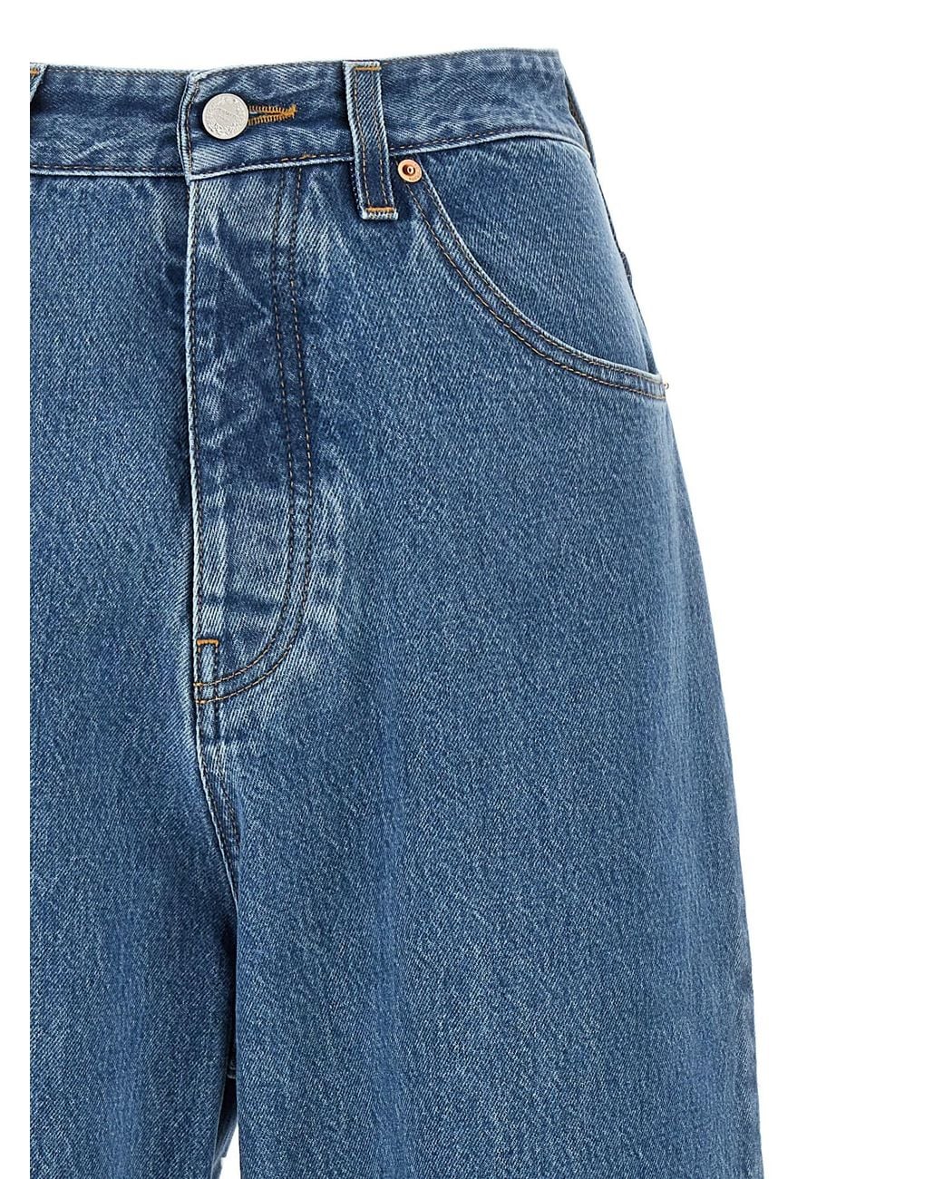 Vetements Blue Baggy Jeans