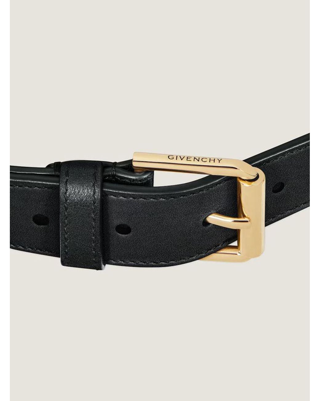 Givenchy Natural Givenchy Leather Belt