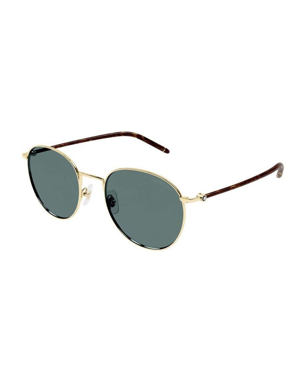 Montblanc Green Sunglasses Square Full Rim, Frame And Lens Mb0343Sa002 for men