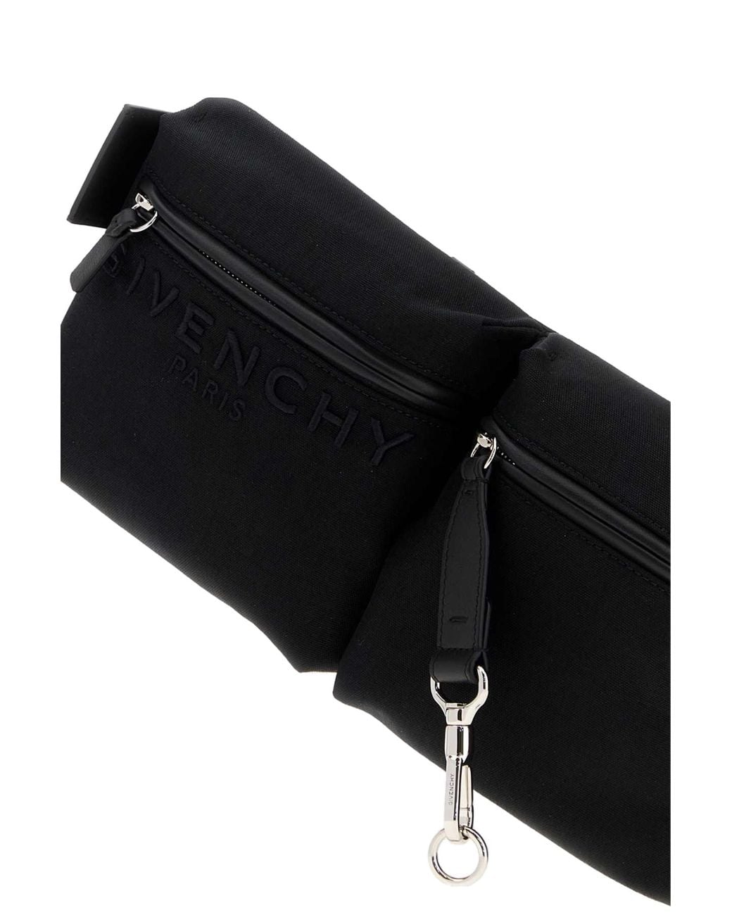 Givenchy Black Givenchy Logo Nylon Shoulder Bag
