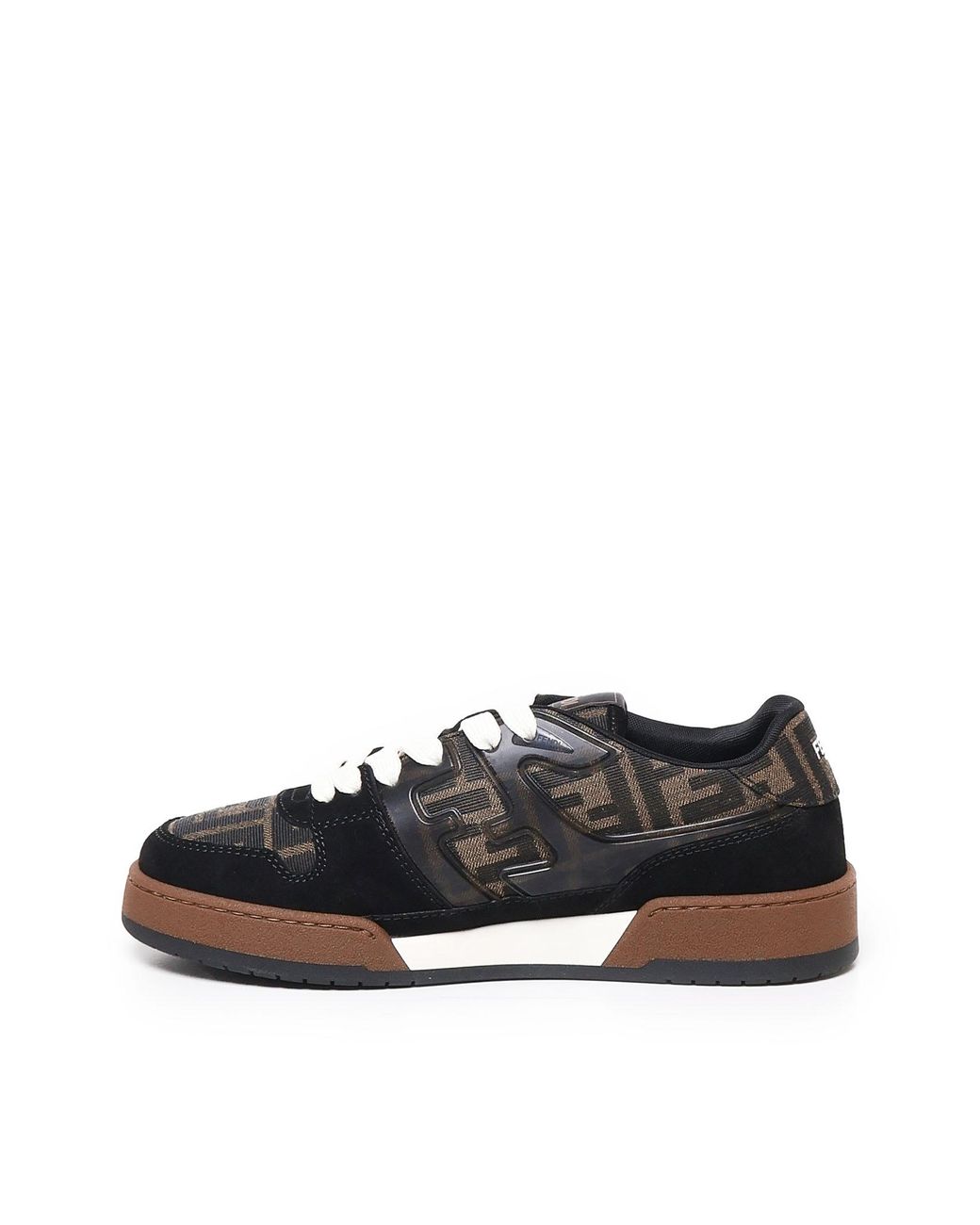 Fendi Black Sneakers Calf Leather for men