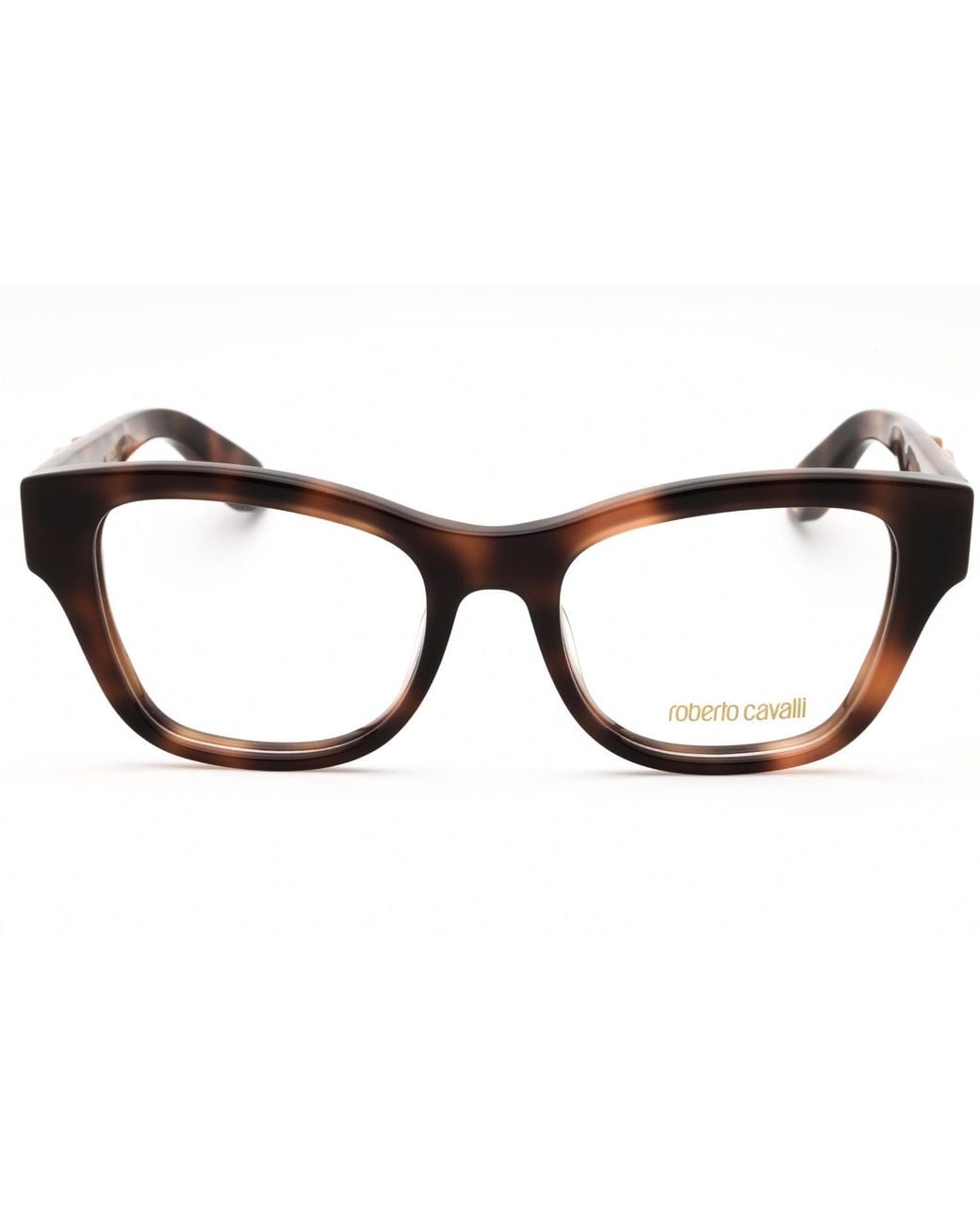 Roberto Cavalli Black Roberto Cavalli Vrc025M Cat Eye Acetate Eyeglasses