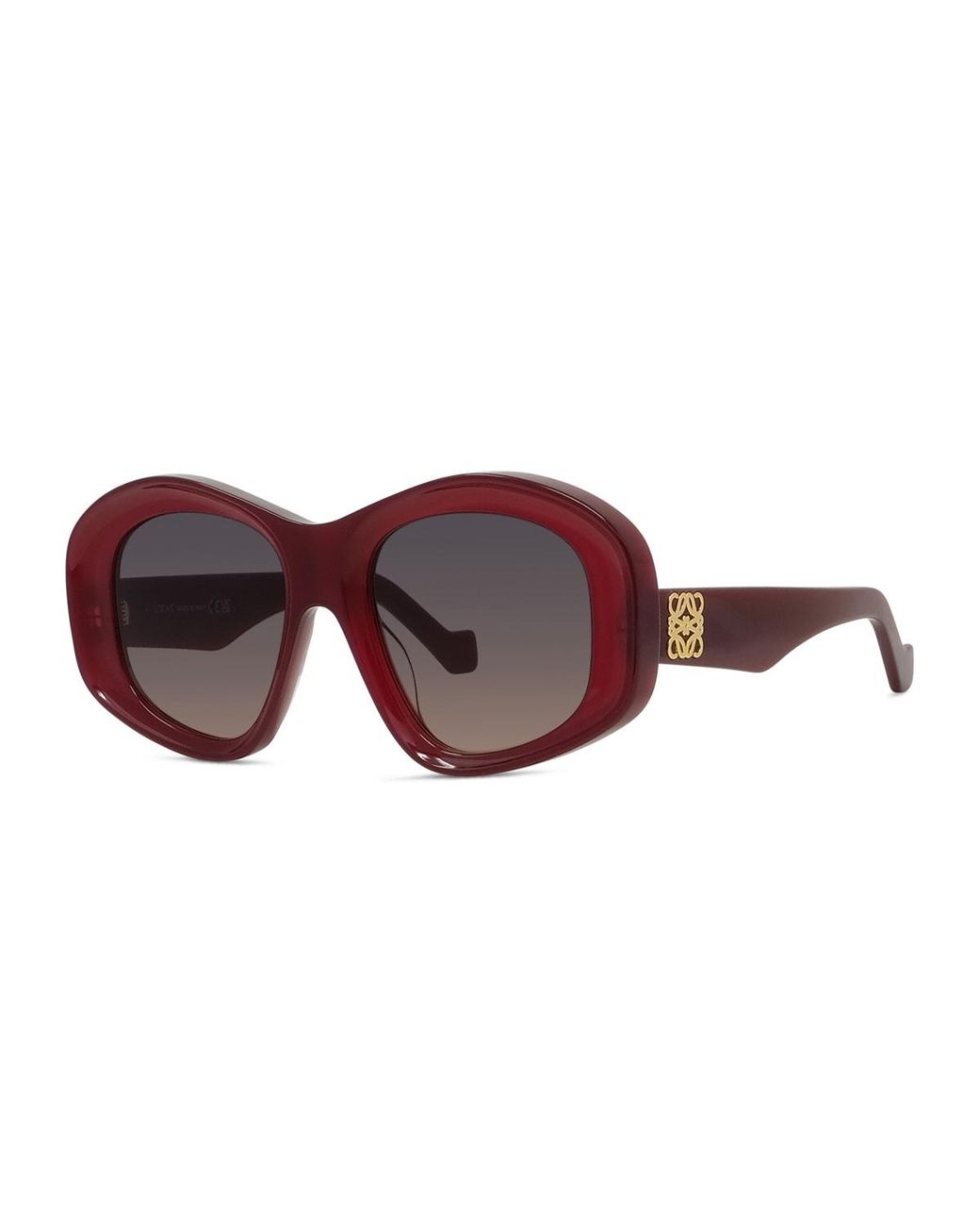 Loewe Brown Lw40181I Anagram 66Z Rosso Glasses