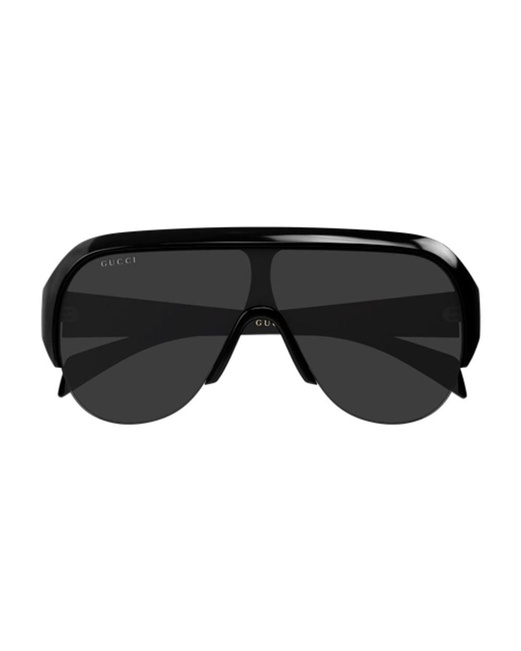 Gucci Black Gucci Eyewear Gg2023S Geometric-Frame Logo-Embossed Sunglasses