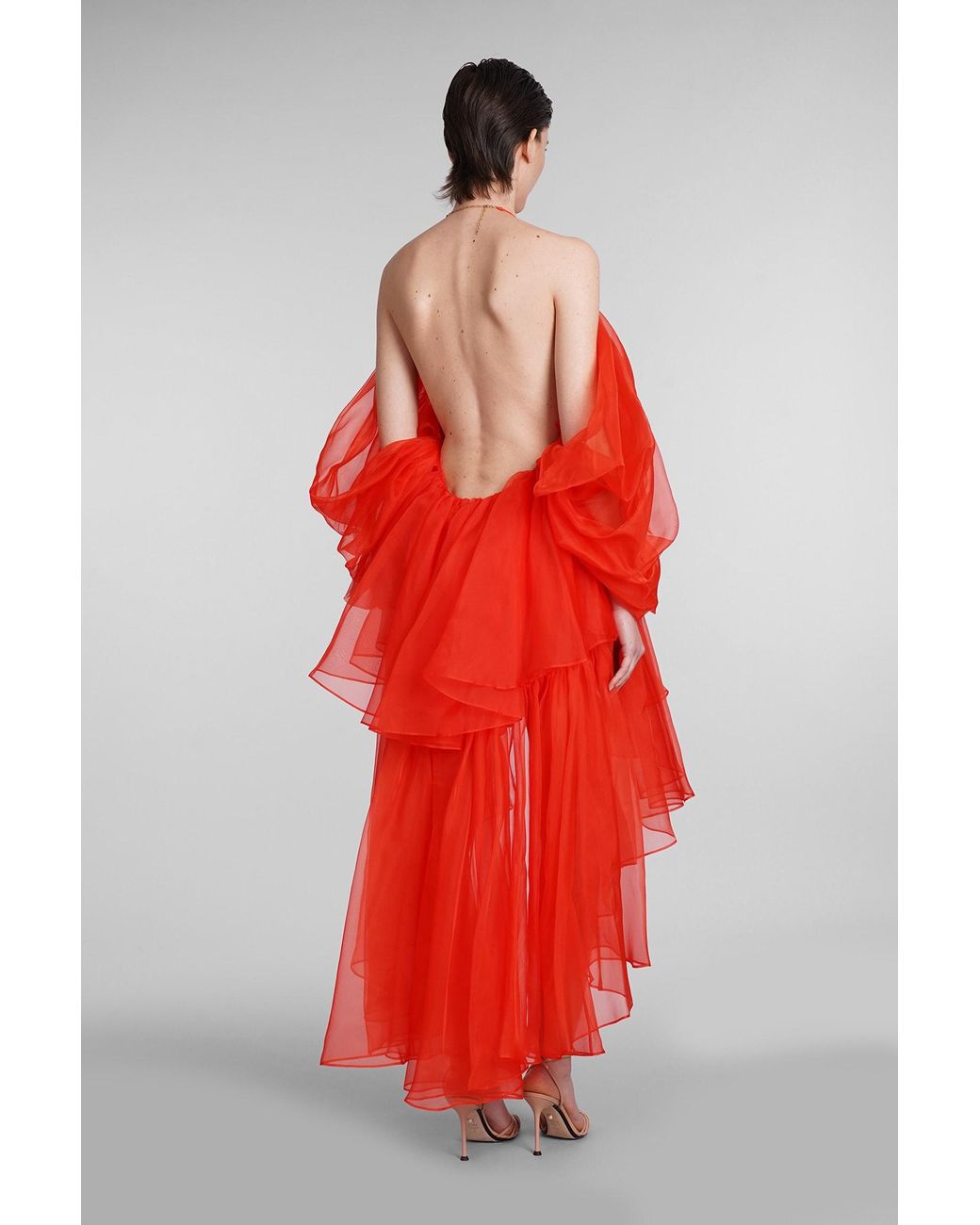 zimmermann red dress 'Rhiannon' About 54 from shoulder to hem Zimmermann Wrap Short Dress -