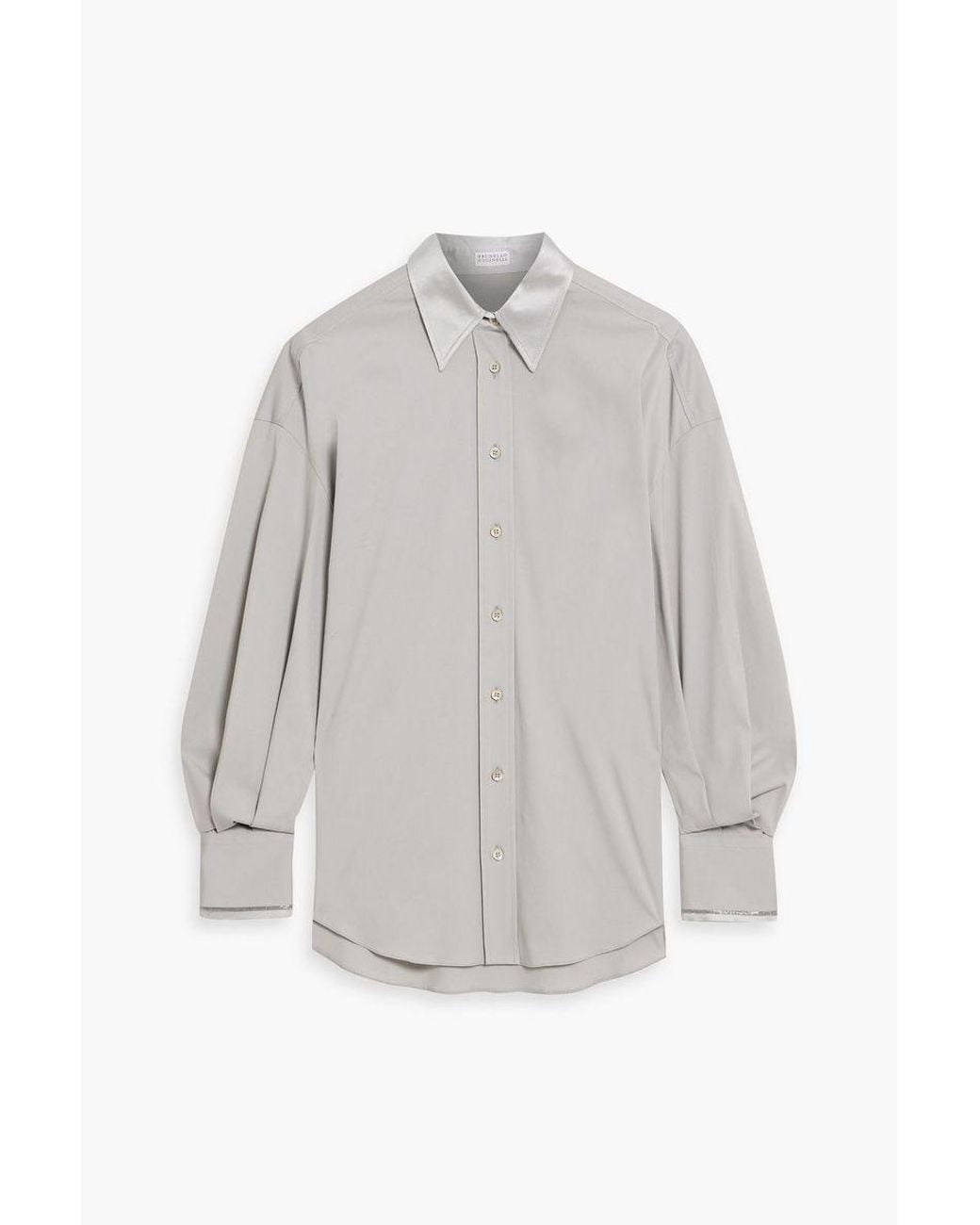 Brunello Cucinelli Blue Light Relaxed Shirt