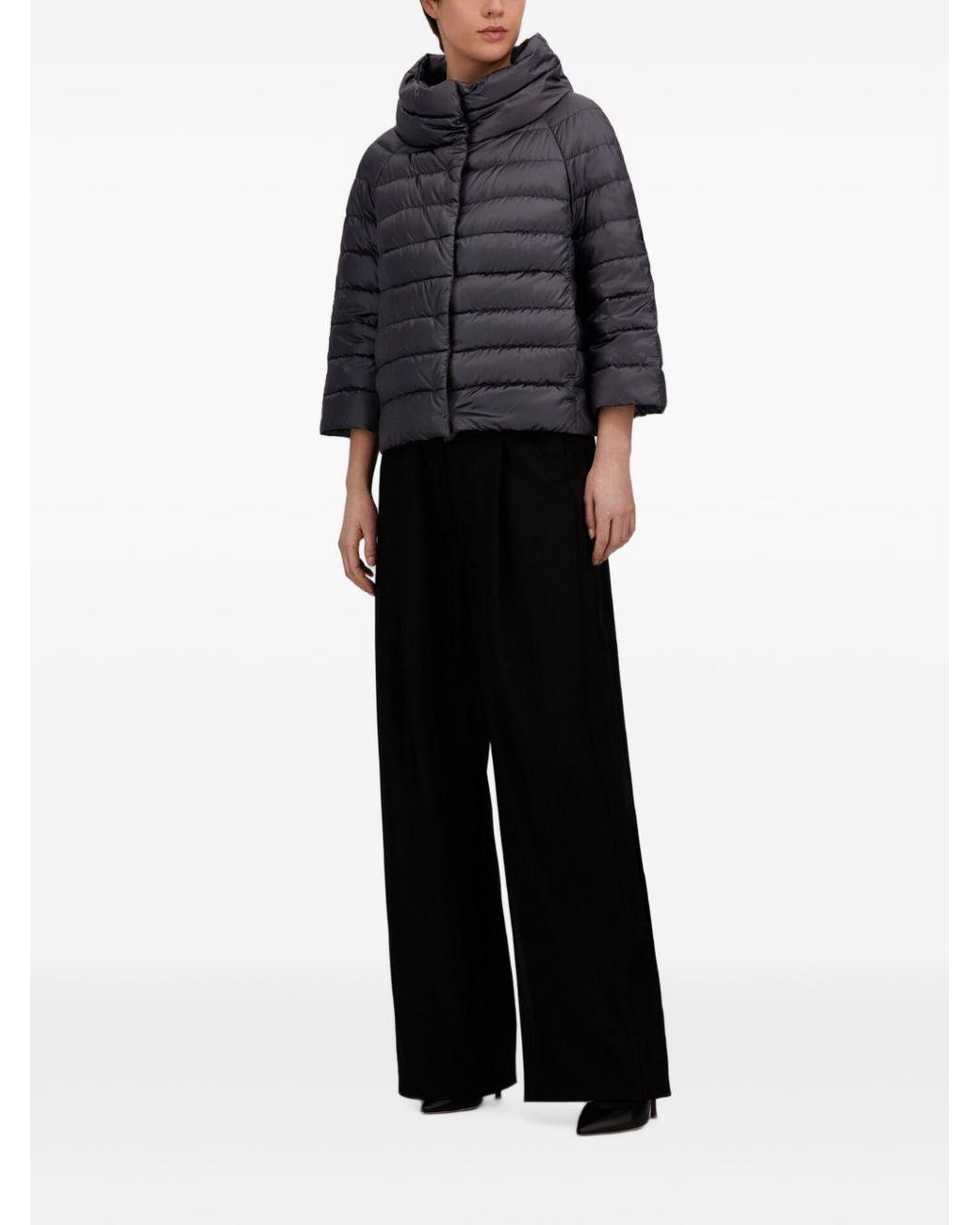 Herno Blue Down Jacket Sofia Polyamide; Padding: Puffer