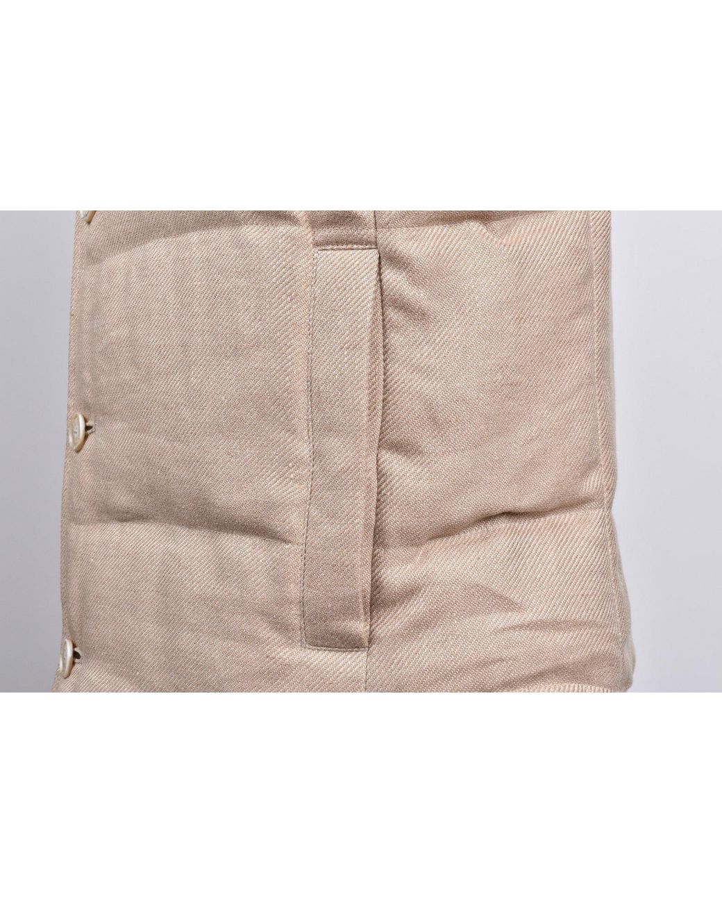 Brunello Cucinelli Natural Wool Blend Vest for men