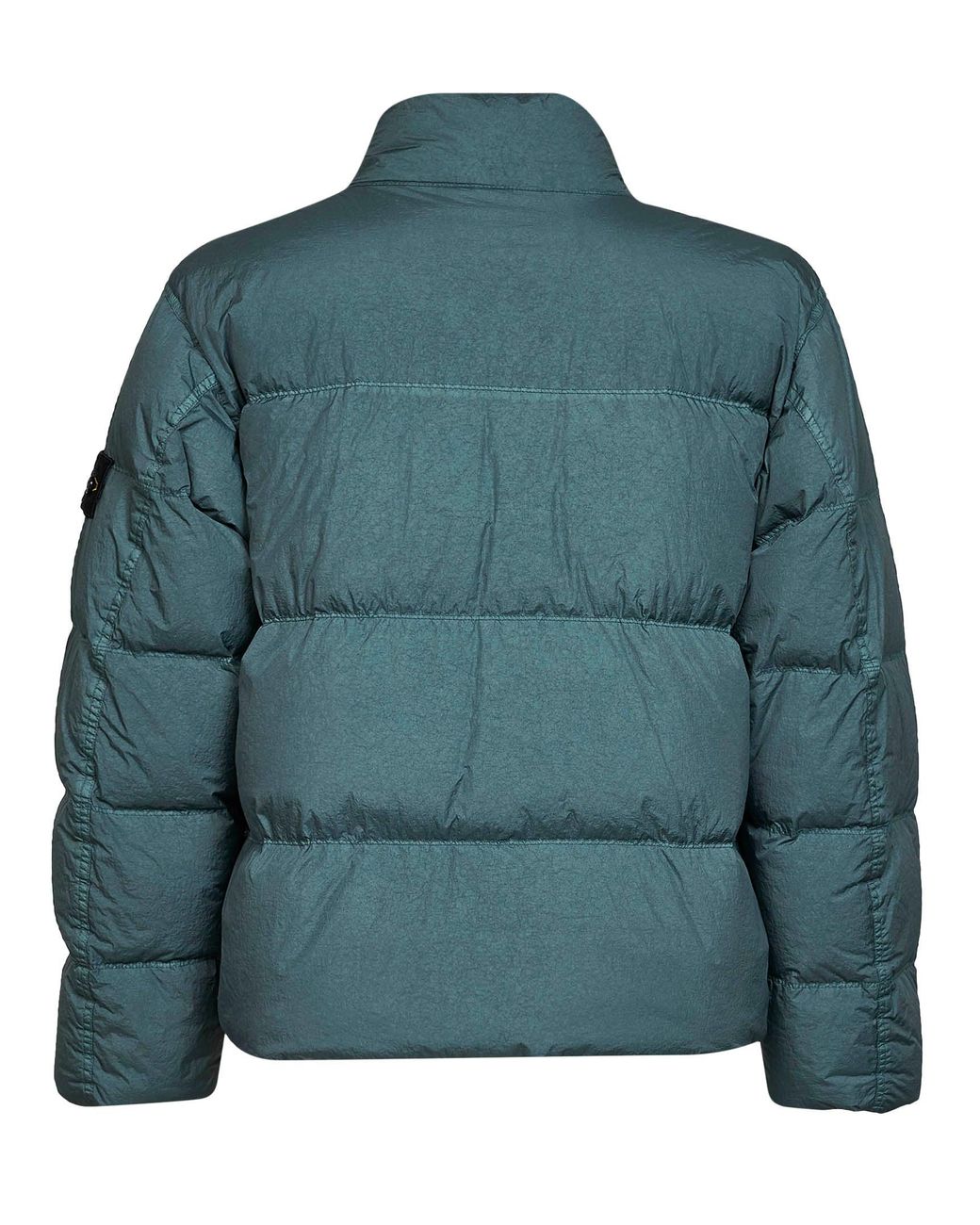 Stone Island Green Ocean Crinkle Reps Ny Down Jacket for men