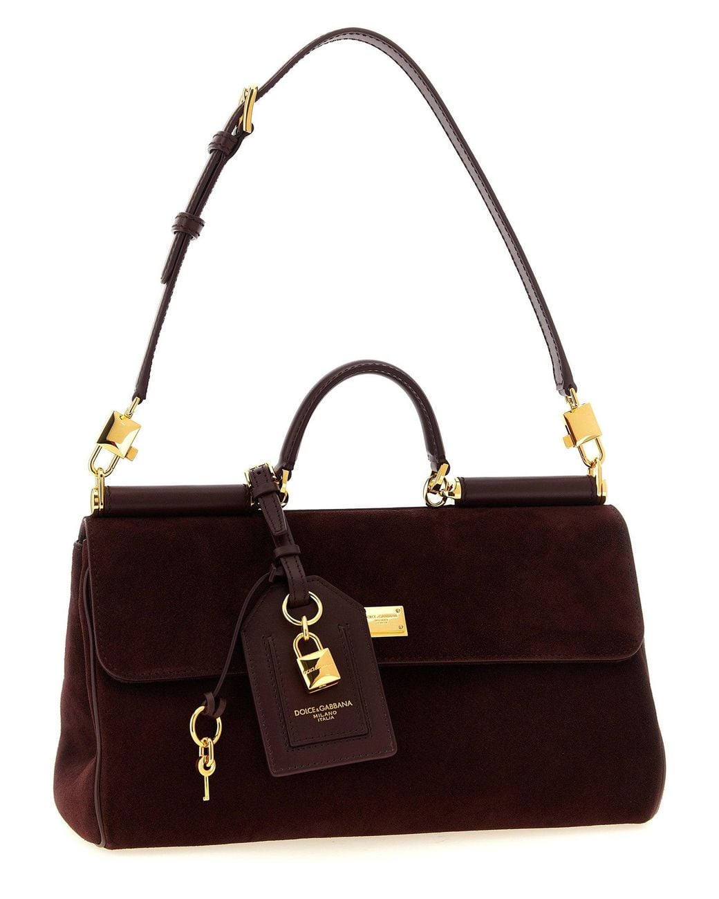 Dolce & Gabbana Brown Dolce & Gabbana My Sicily Top Handle Bag