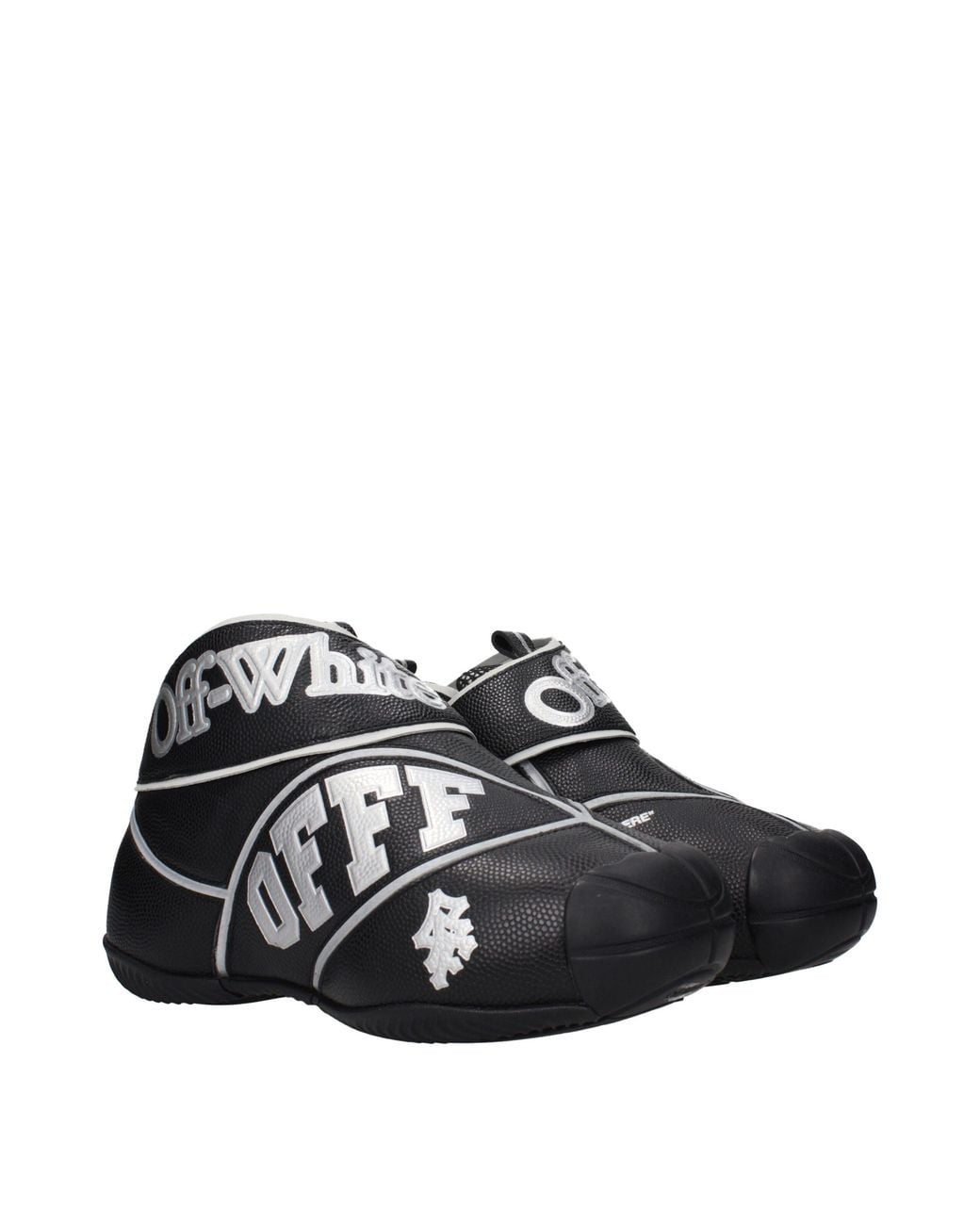 Off-White c/o Virgil Abloh Black Logo Slipon Sneakers for men