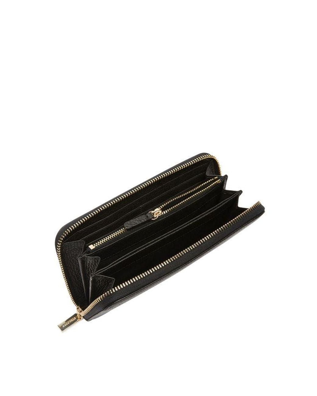 Coccinelle Black Coccinelle Grained Cowhide Wallet