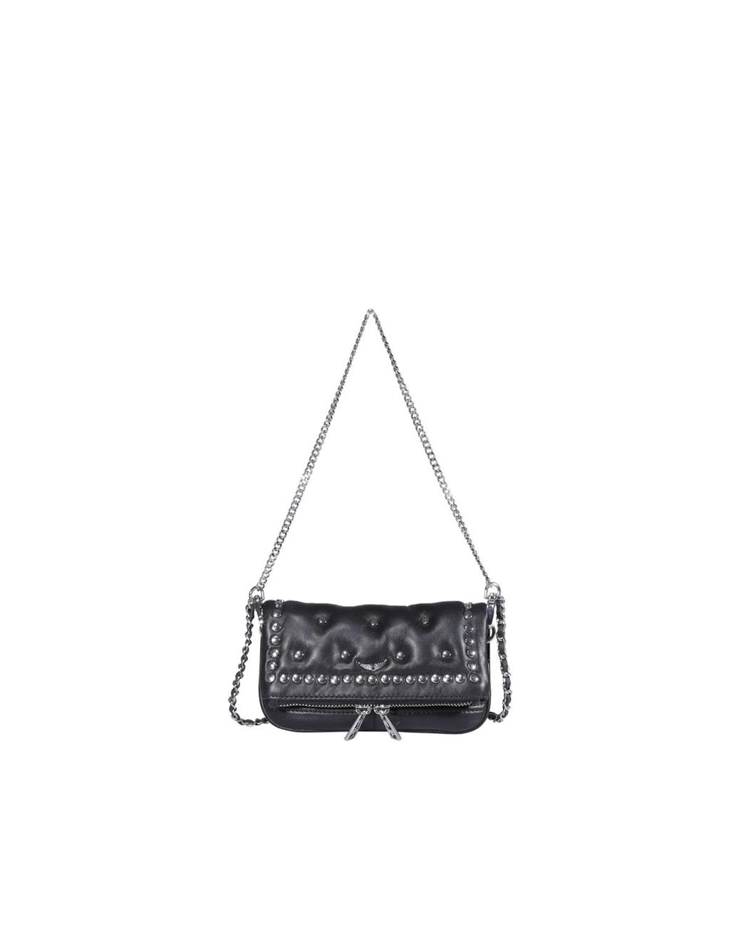 Zadig & Voltaire Padded Quilted Black Leather Crossbody