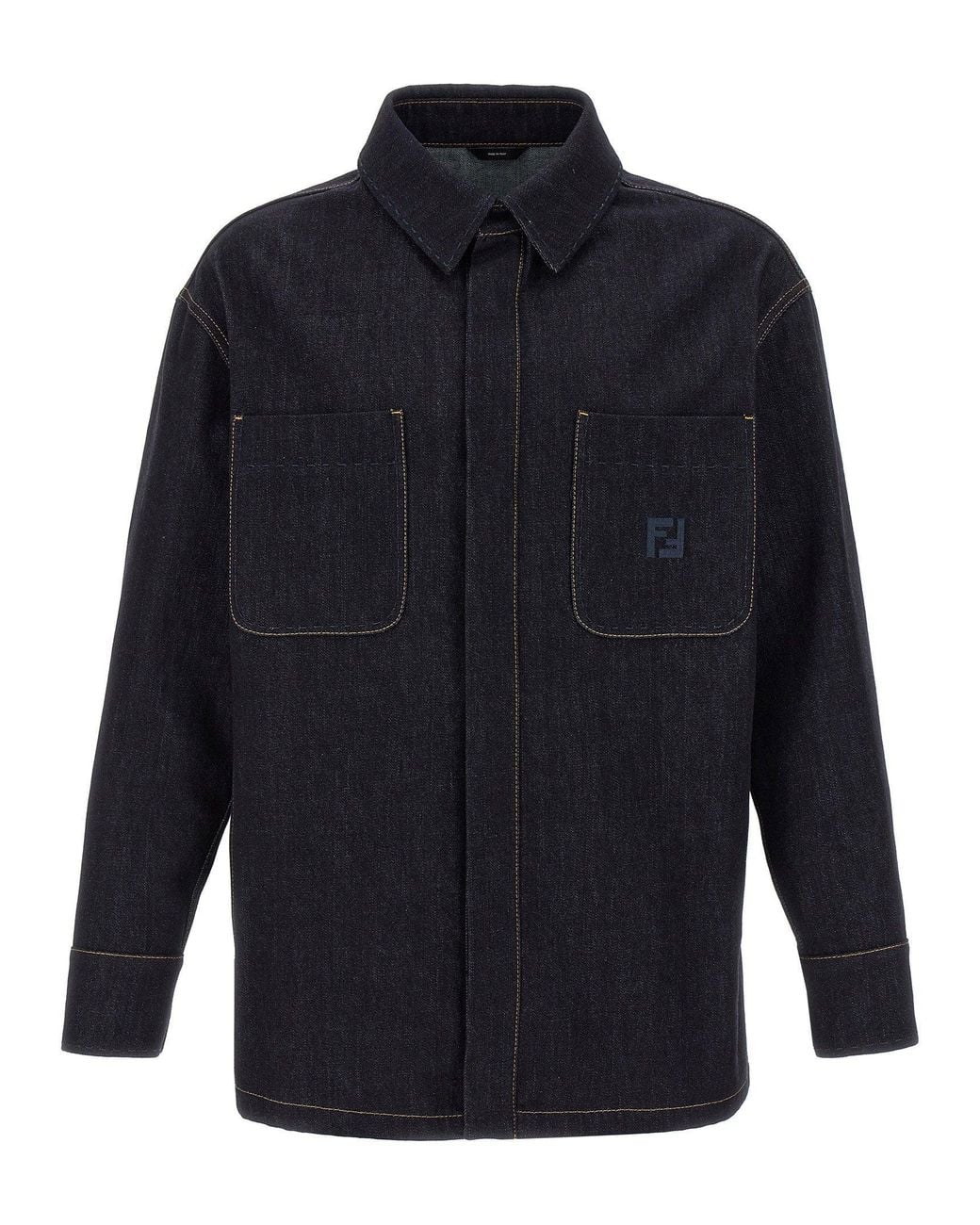 Fendi Blue Saddlery Jacket