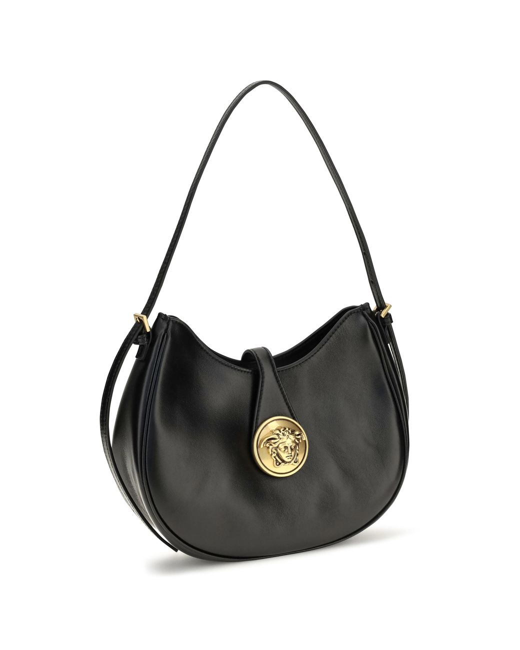 Versace Black Versace Emblème Hobo Bag