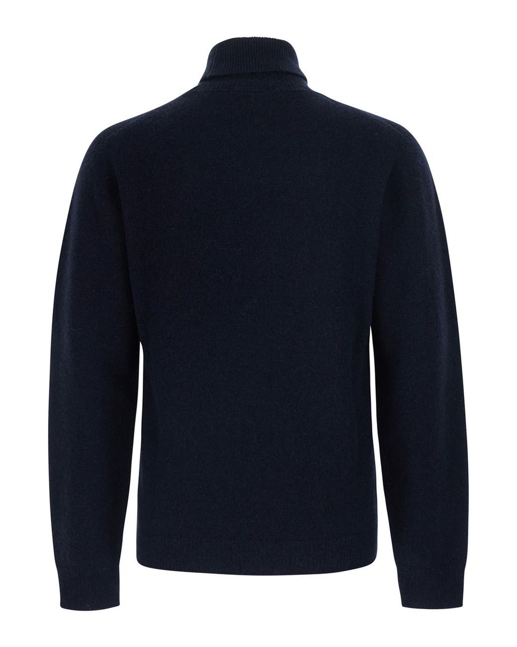 Roberto Collina Blue Turtleneck Sweater Wool Virgin Tops for men
