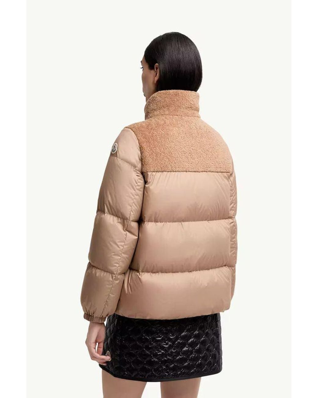 Moncler Natural Moncler Quilted Down Down Jacket