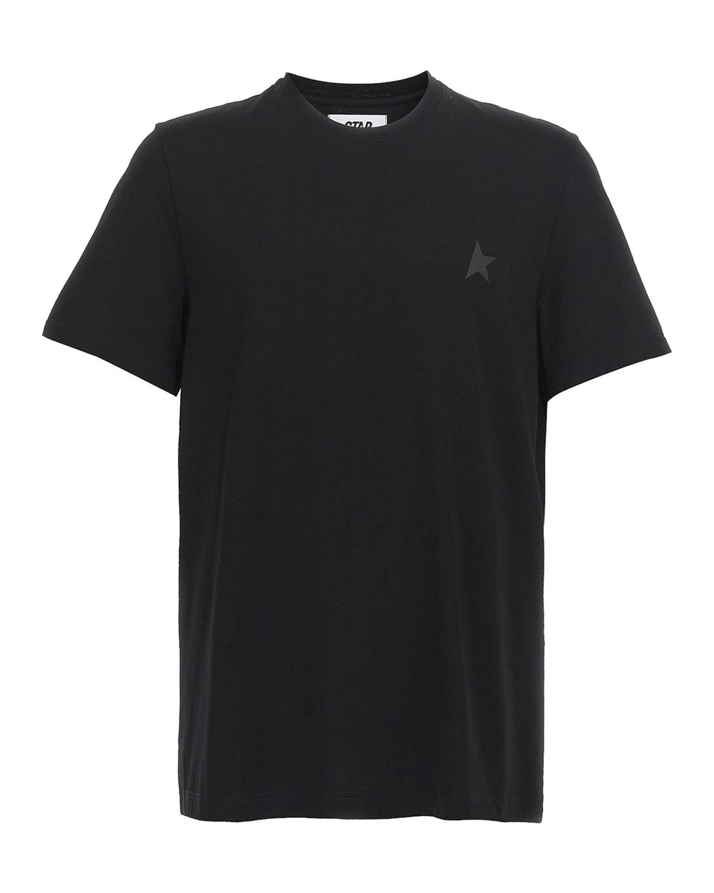 Golden Goose Deluxe Brand Black Tone-On-Tone Logo T-Shirt for men