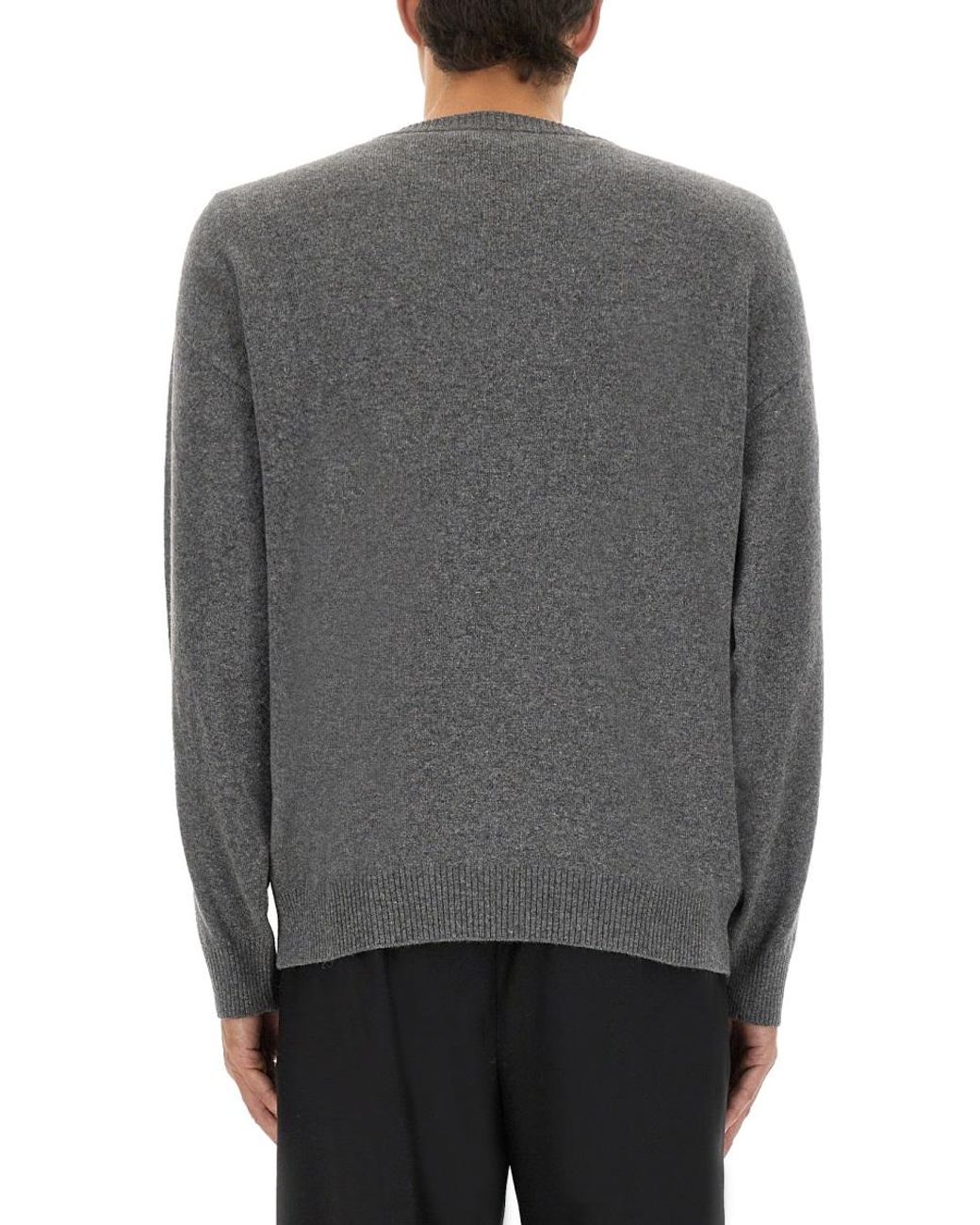 Moschino Gray Moschino Wool And Cashmere Blend Sweater for men