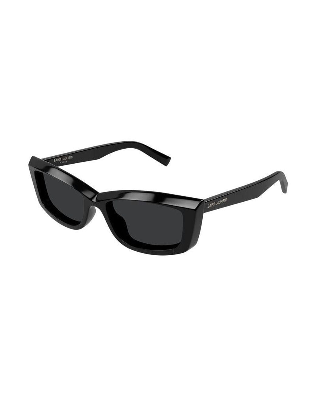 Saint Laurent Black Sunglasses Cat Eye Full Rim, Frame And Lens Sl658001