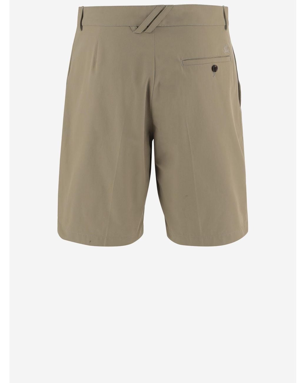 Burberry Green Cotton Shorts for men