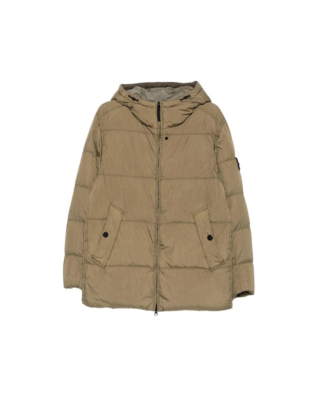 Stone Island Natural 4100037 Crinkle Reps Ny Jacket for men