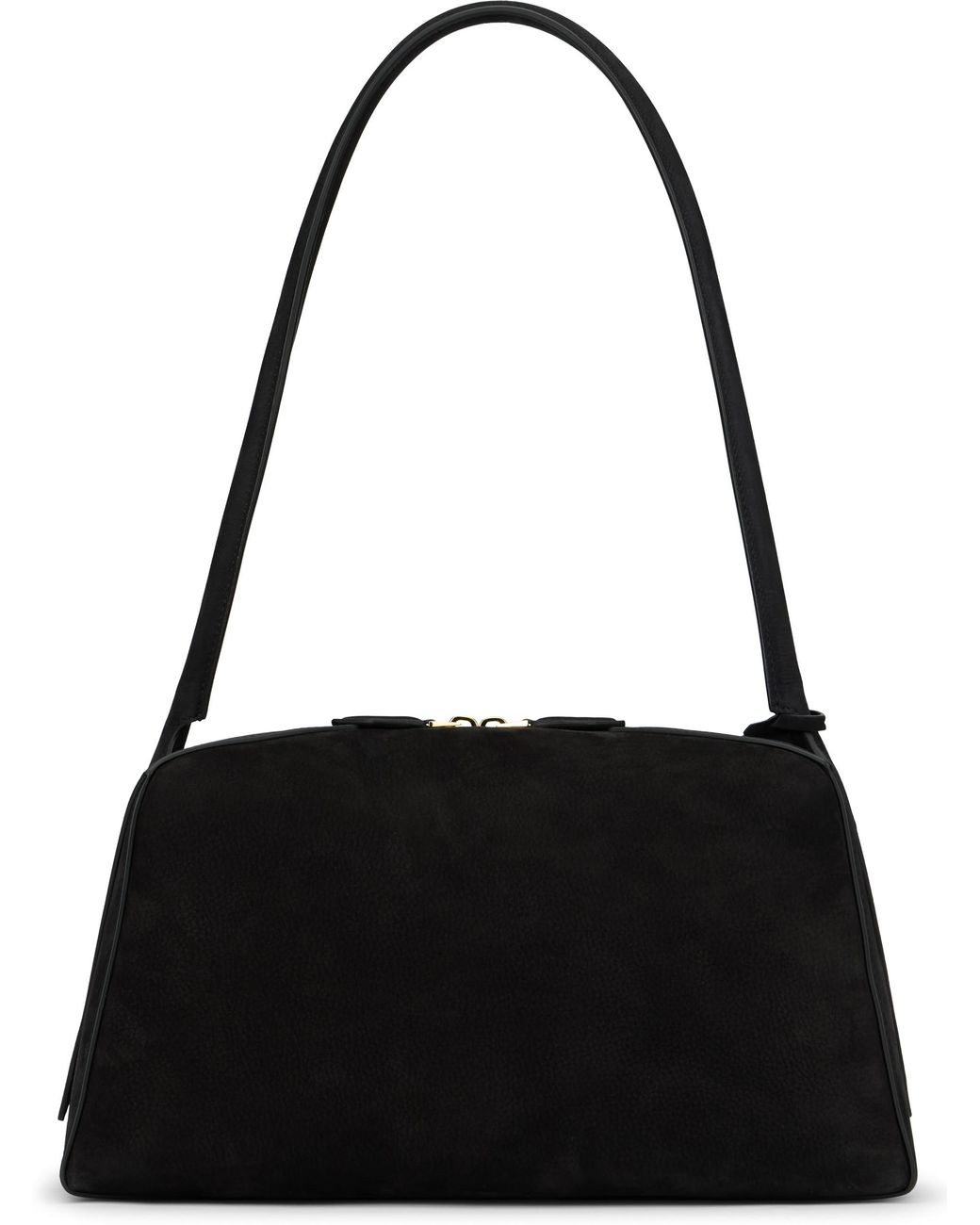 Alaïa Black Shoulder Bag Le Bouledogue Suede Leather