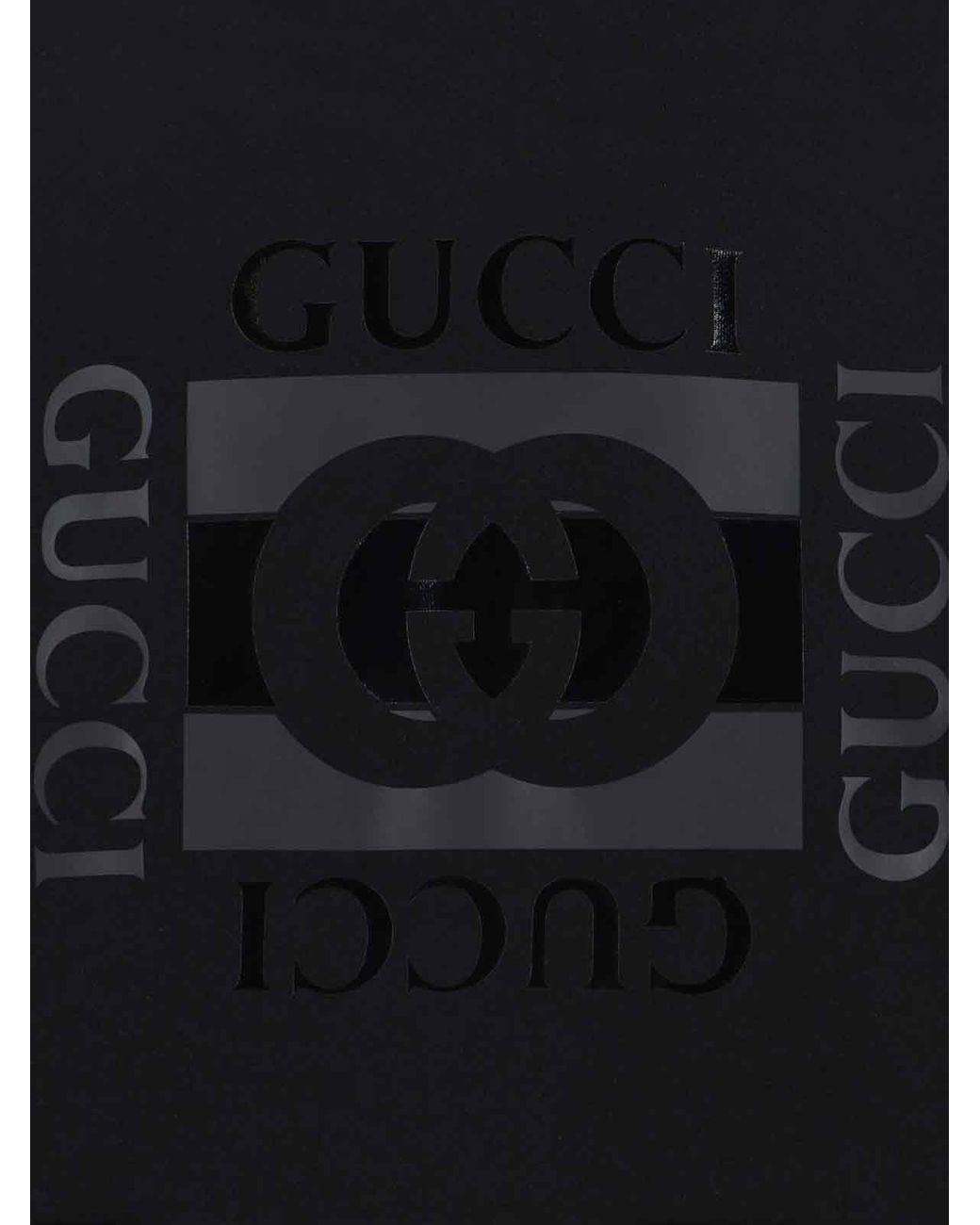 Gucci Black Logo Hoodie for men