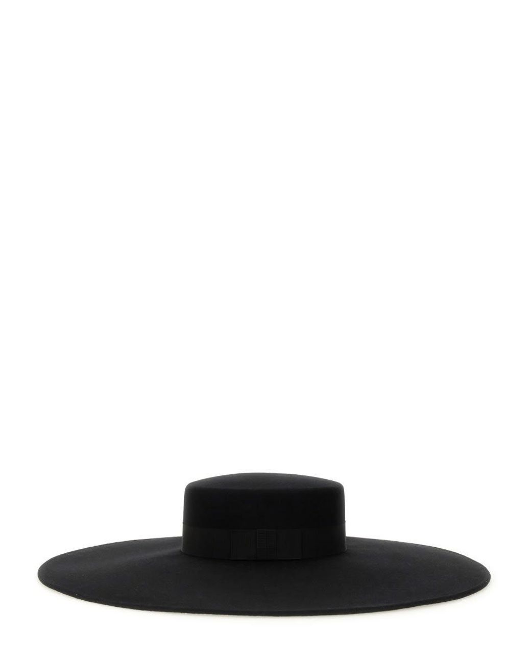 ハット Nina Ricci Large Wool Felt Hat Nina Ricci Large Wool Felt Hat in Black | Lyst