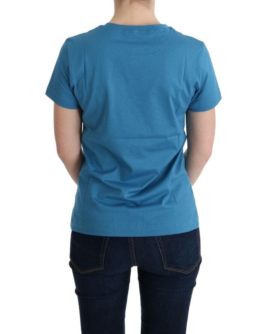 Dolce & Gabbana Blue Cotton 2017 Motive T-Shirt