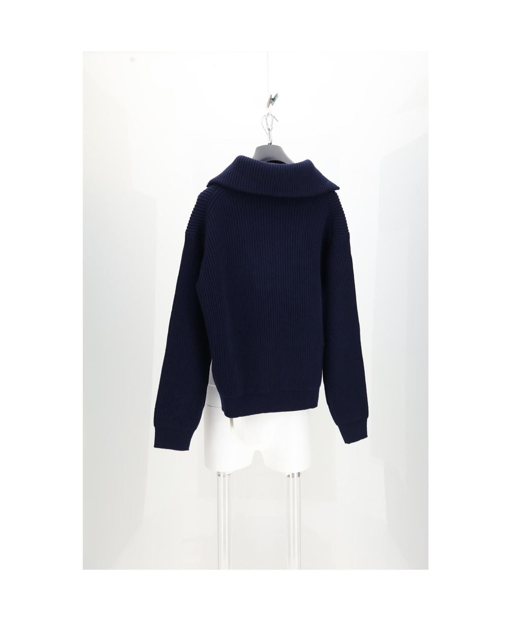 Céline Blue Trucker Sweater Wool Blend for men