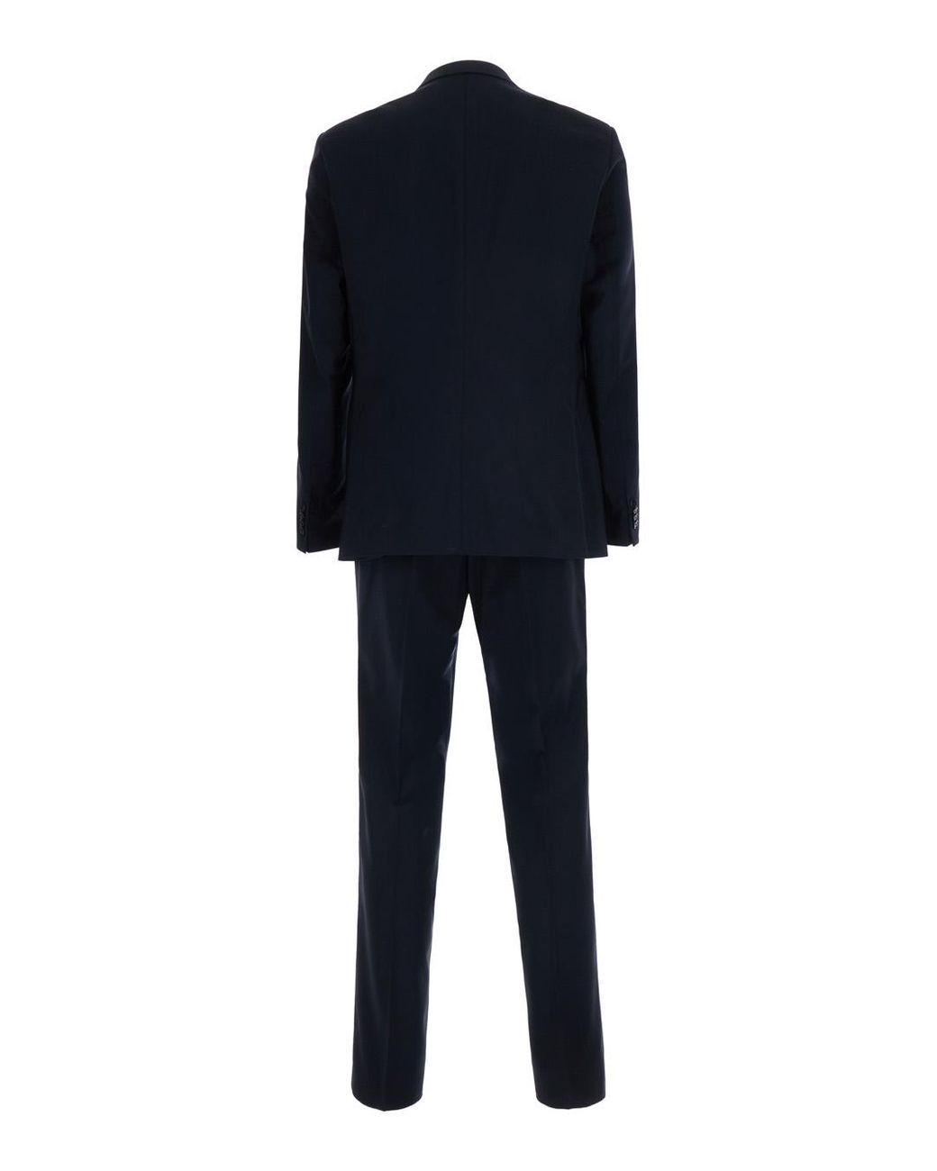 Boss Blue Hugo Boss Single-Breasted Wool Suit for men