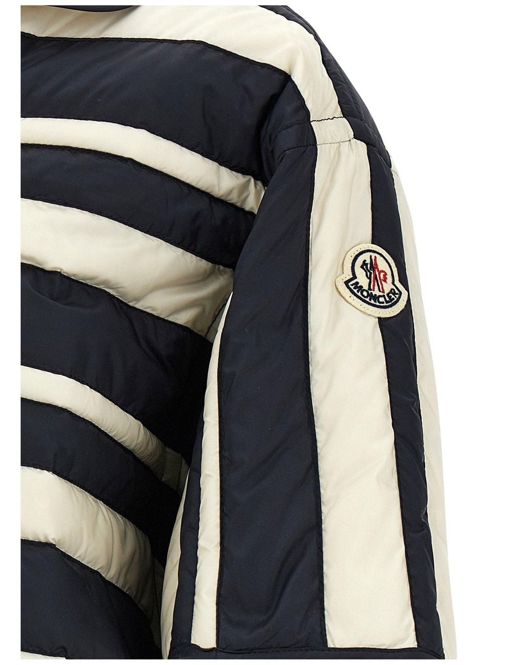 Moncler Black Striped Padded Shirt
