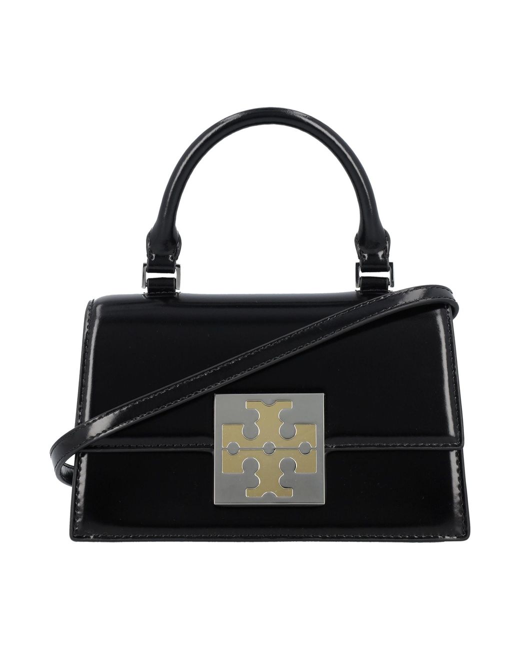 Tory Burch Top Handle Mini Bag in Black Lyst