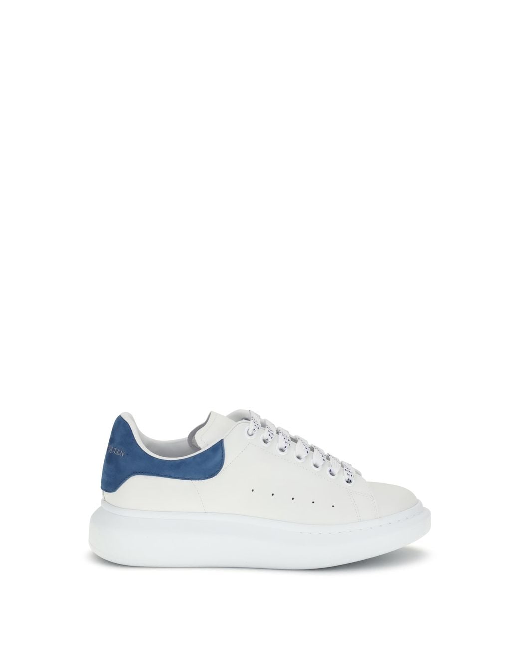 McQueen White Leather Sneakers for men
