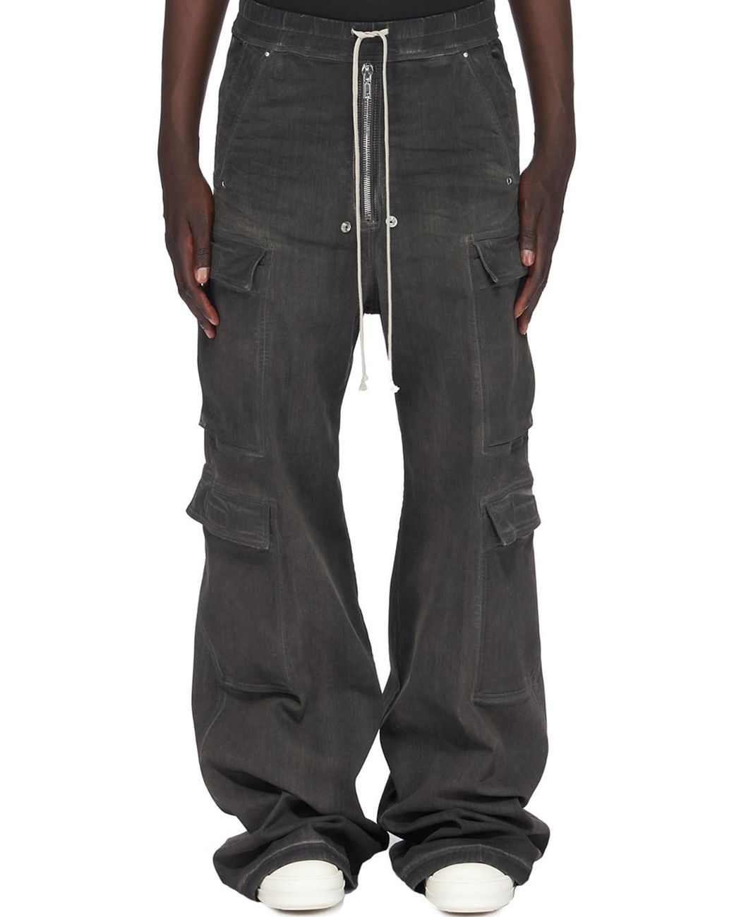 Rick Owens DRKSHDW Jumbo Cargo Pants in Black for Men | Lyst