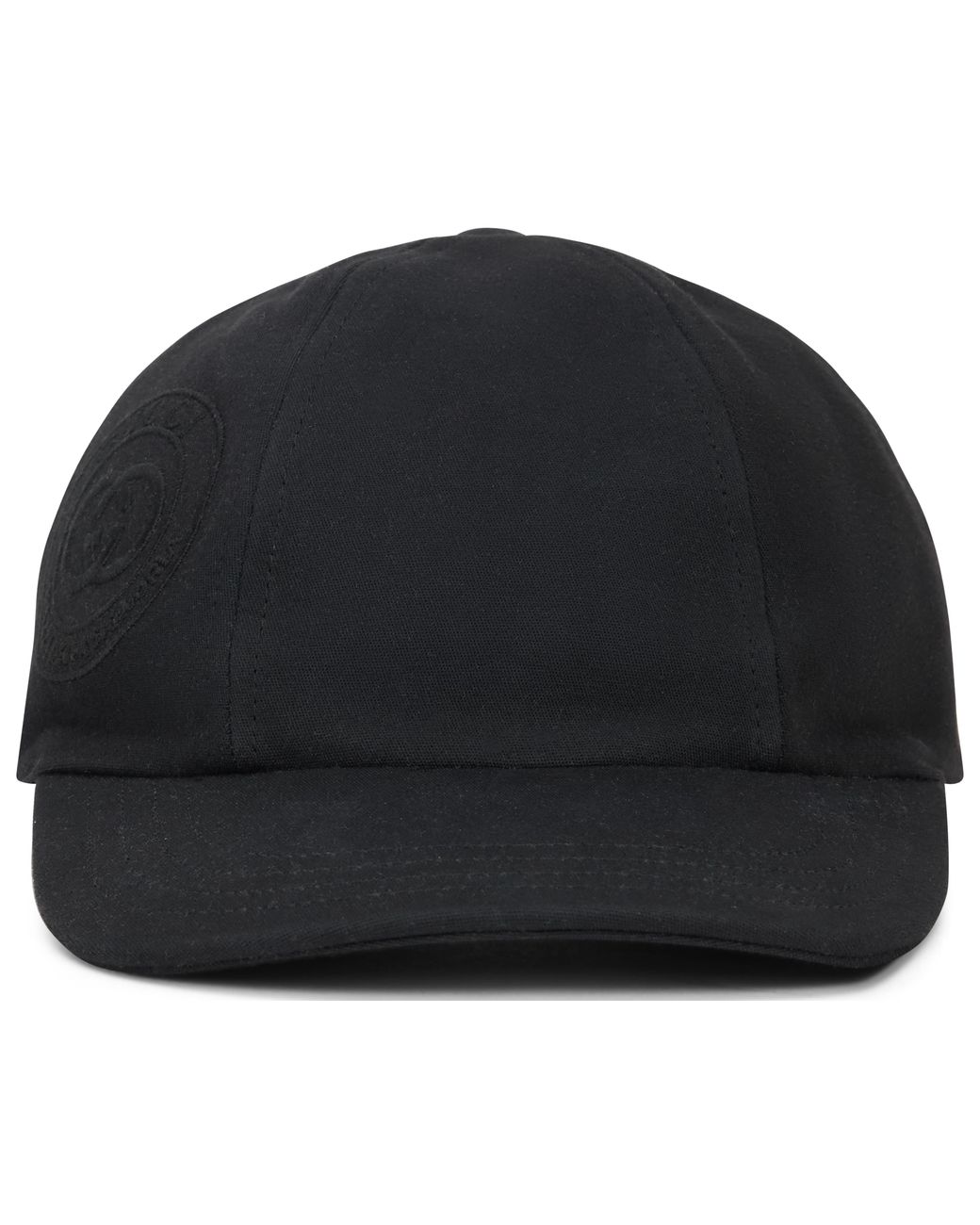 Gucci Black Cap Curved Brim Cotton Hat for men
