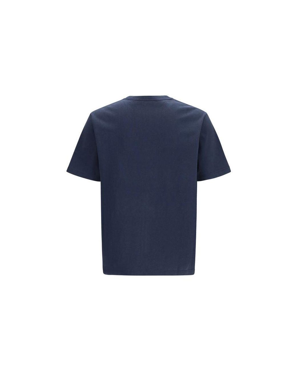 Maison Kitsuné Blue Cotton T for men