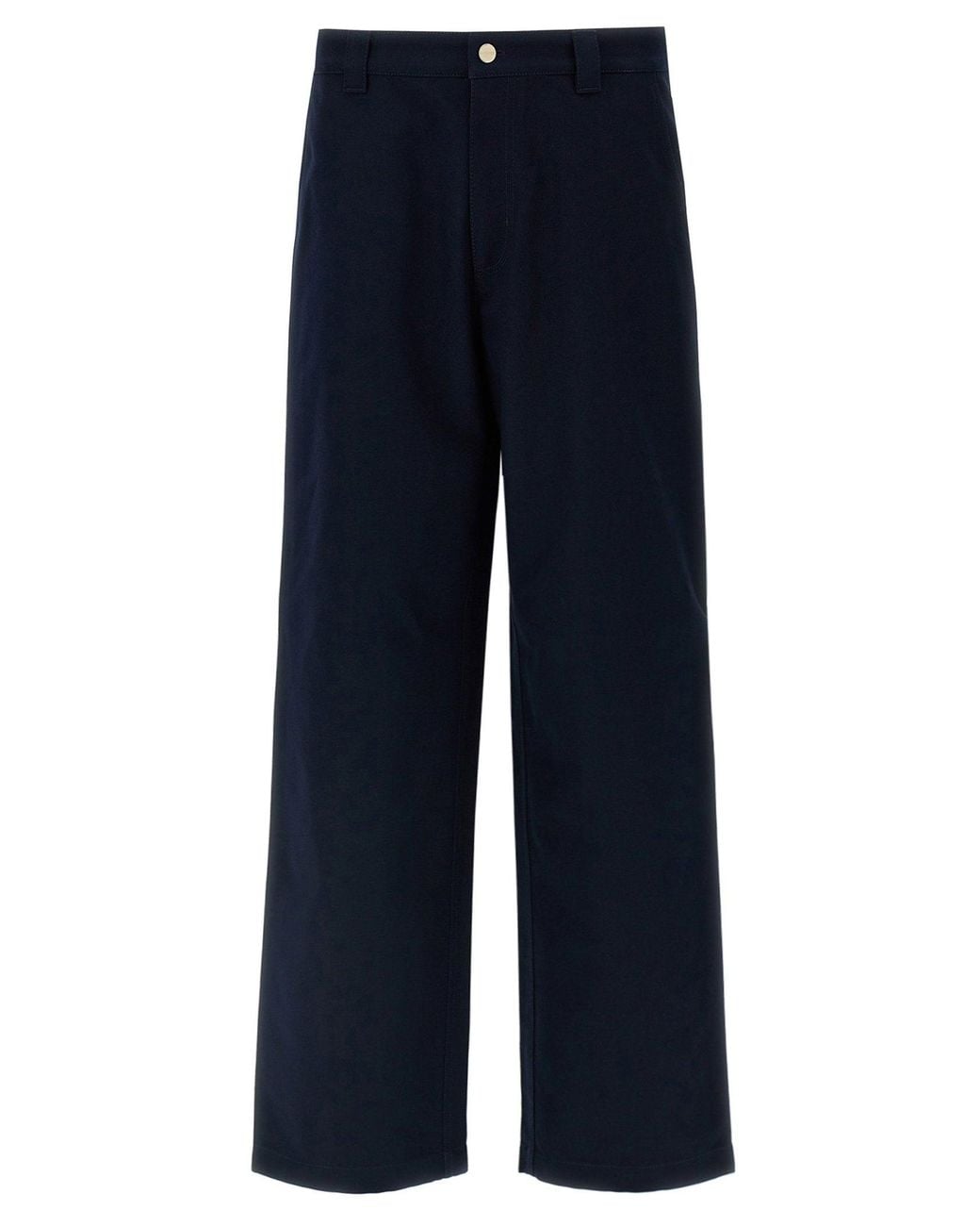 Gucci Blue Incrocio Gg Trousers for men