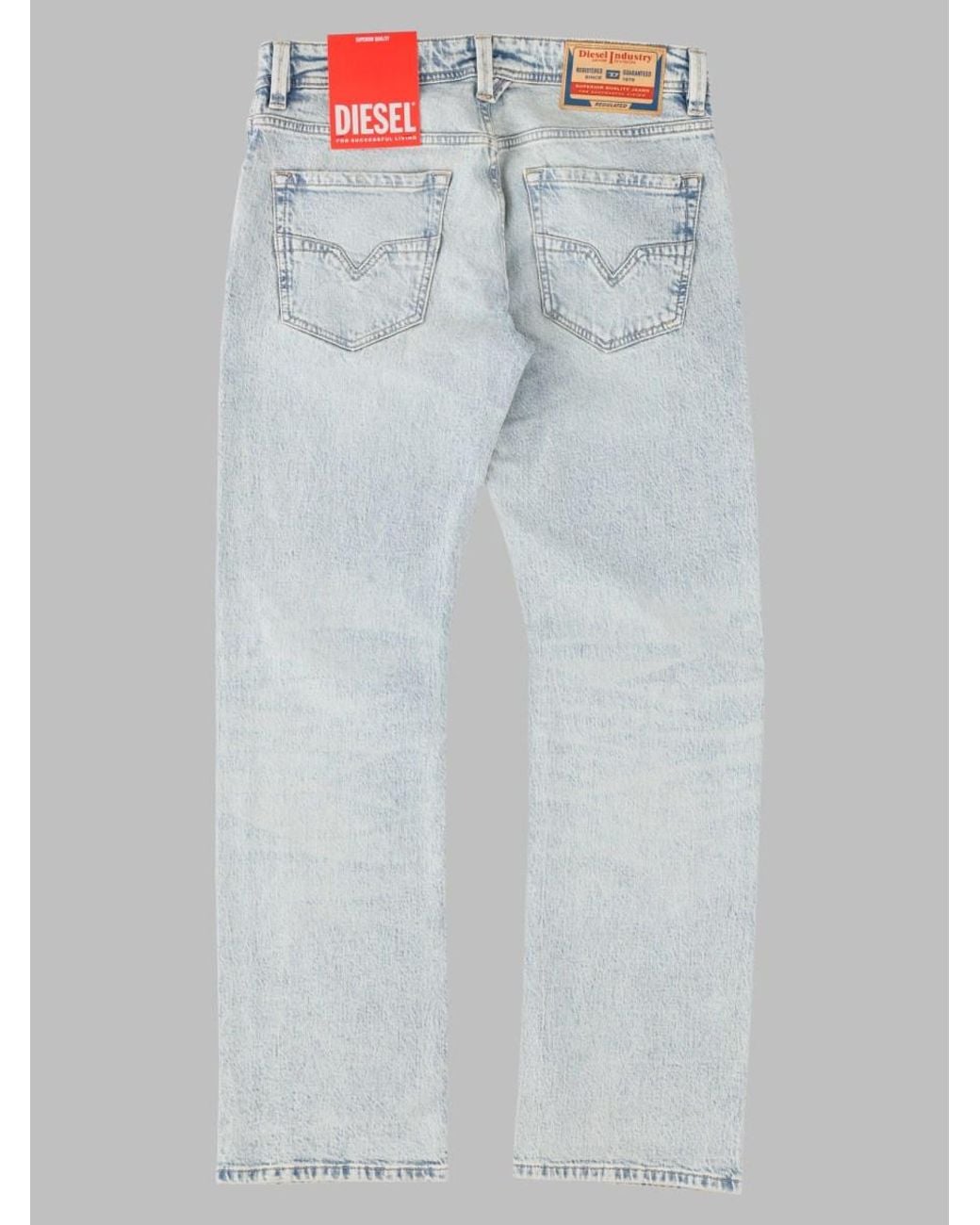 DIESEL Blue Jeans Larkee Cotton Elastane for men