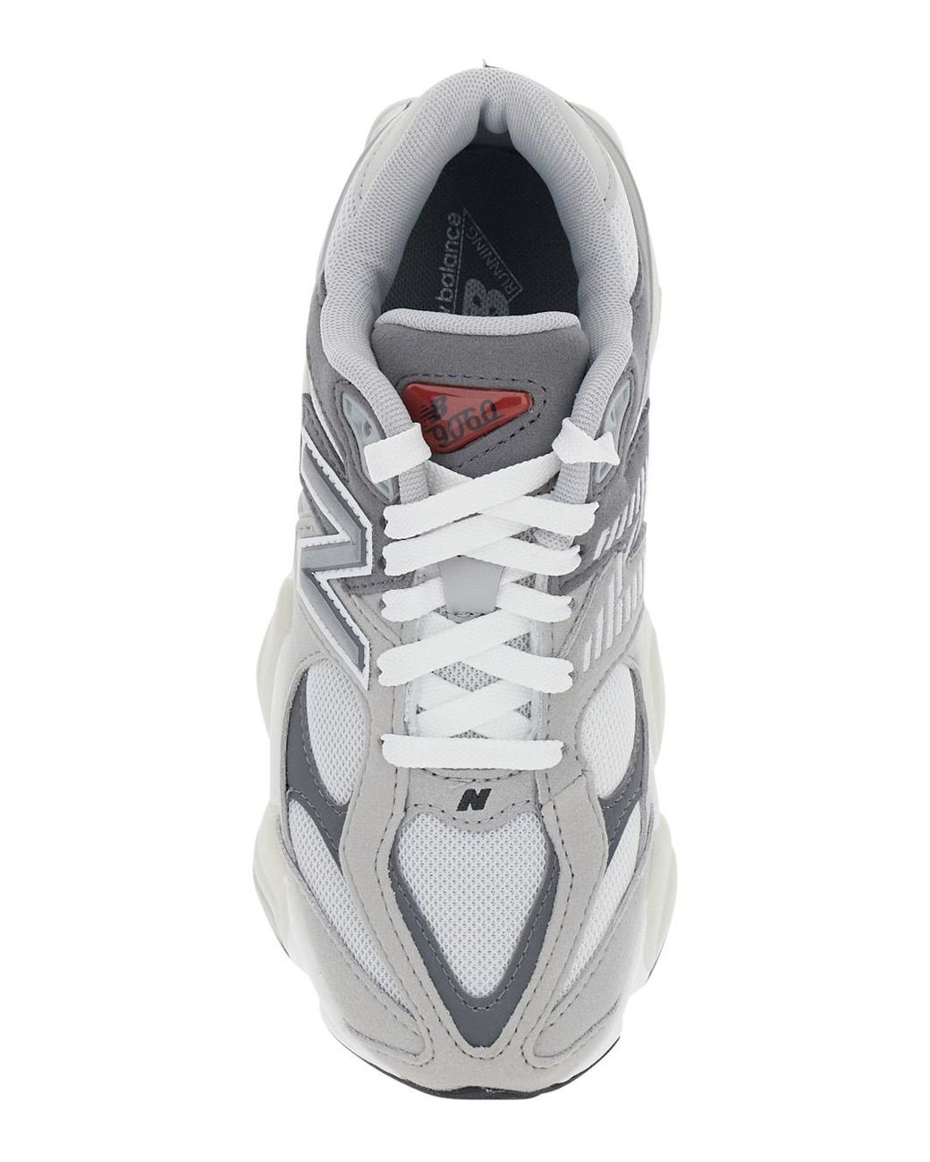 New Balance White Sneakers 9060 Synthetic Trainers for men