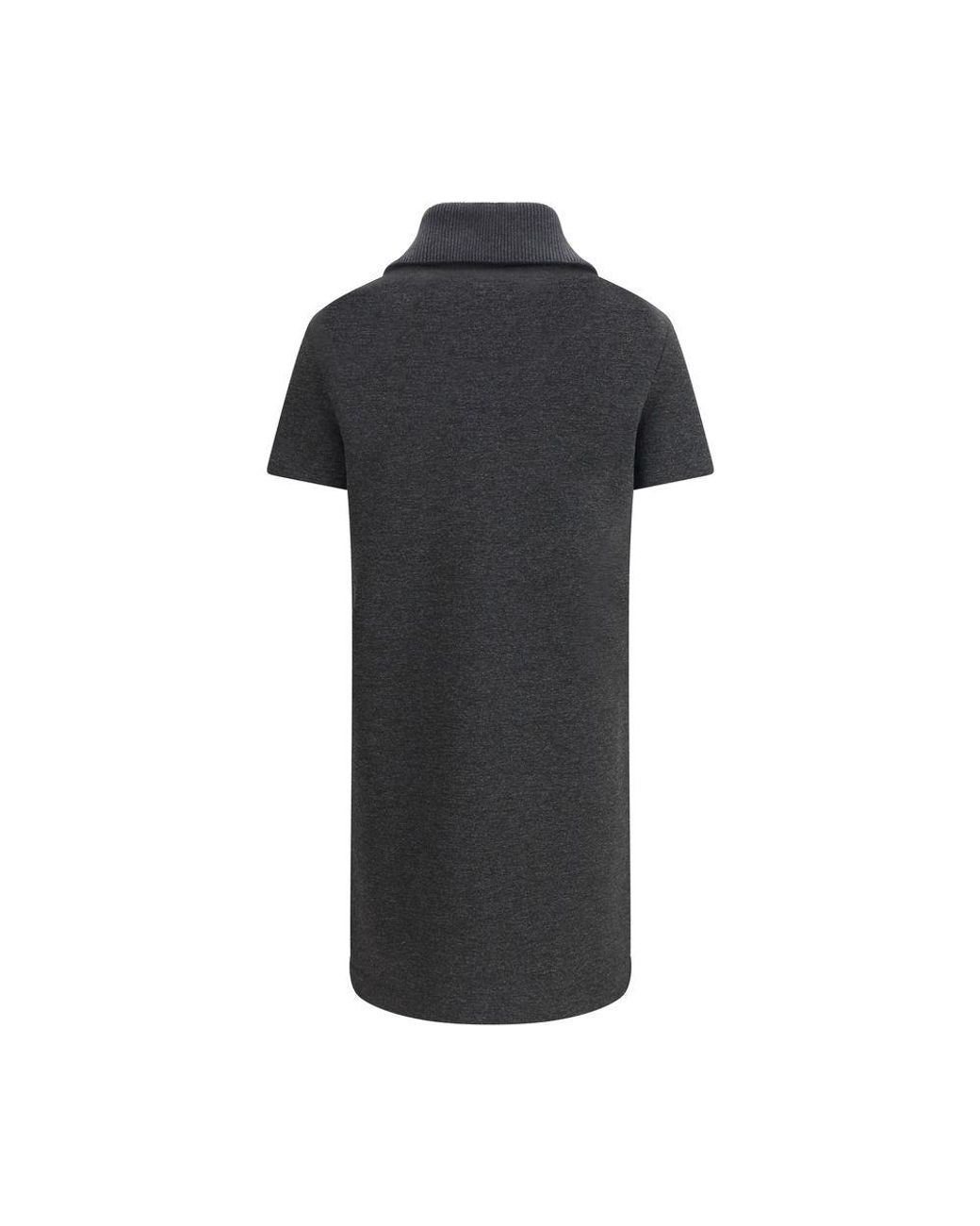 Gucci Black Gray Cotton Casual Dress