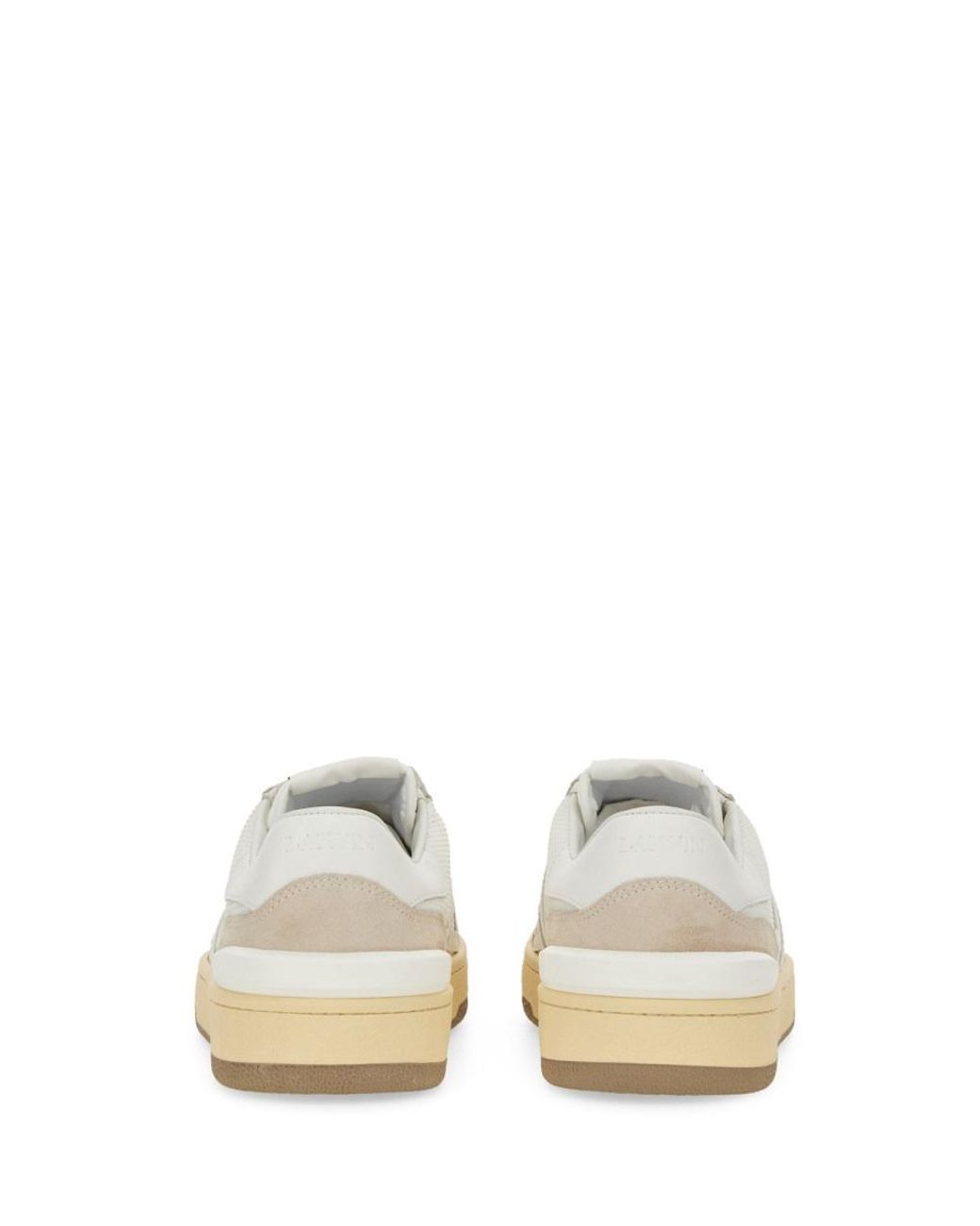 Lanvin White Lanvin Polyester & Calf Leather Sneaker