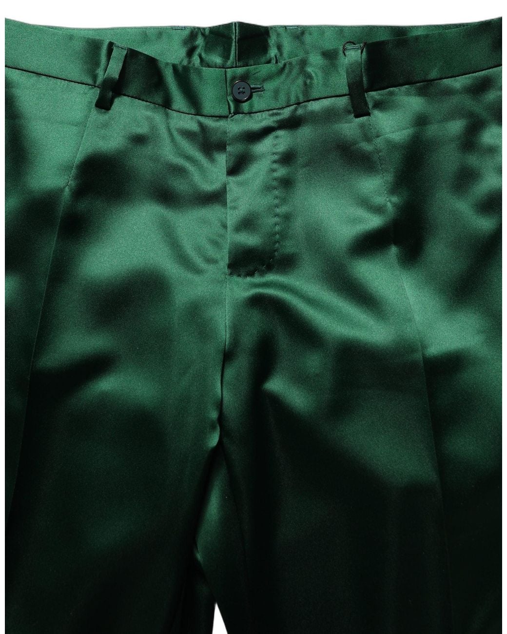Dolce & Gabbana Green Dolce & Gabbana Tapered-Leg Dress Trousers for men