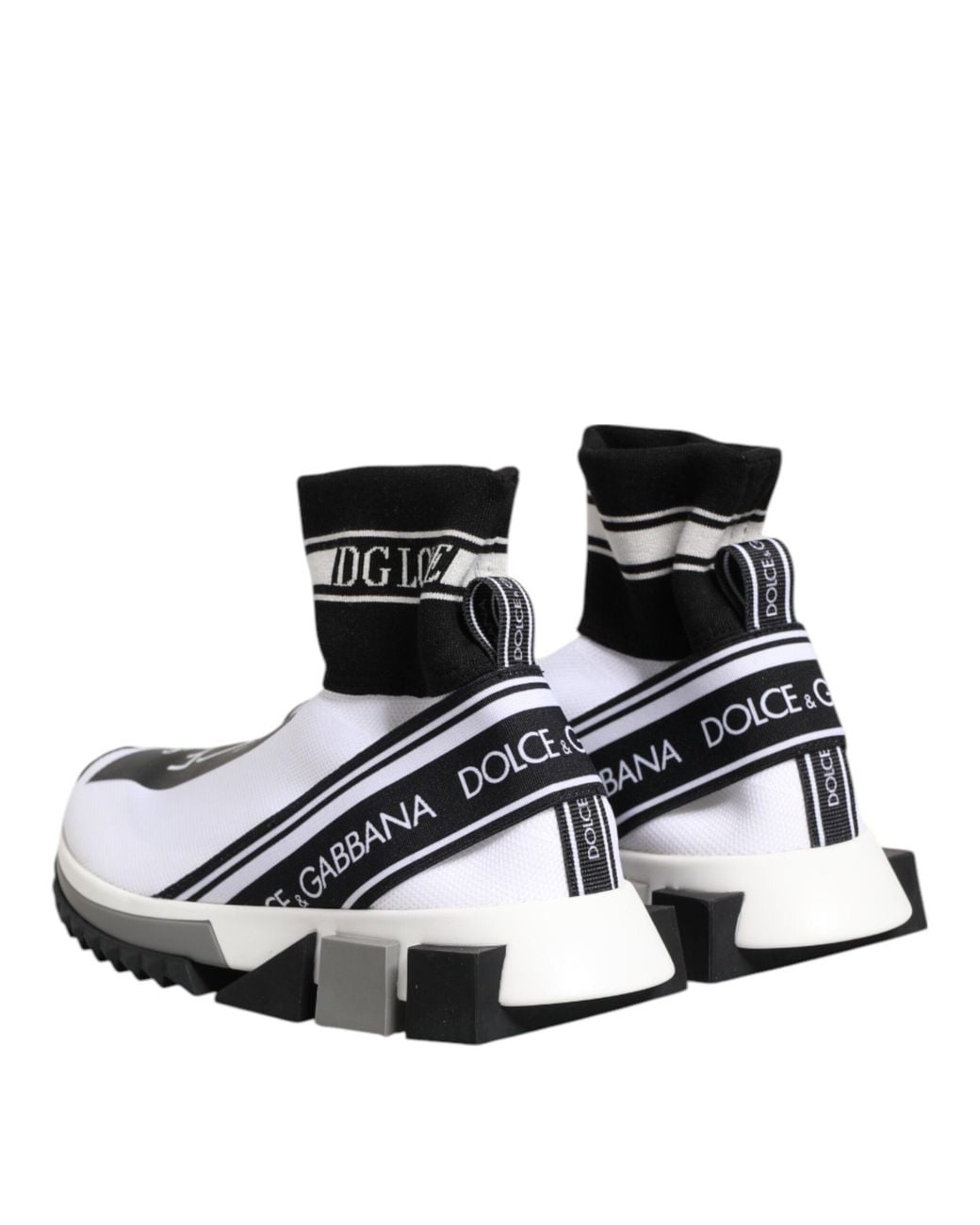 Dolce & Gabbana Black Sorrento Socks Sneakers Shoes And