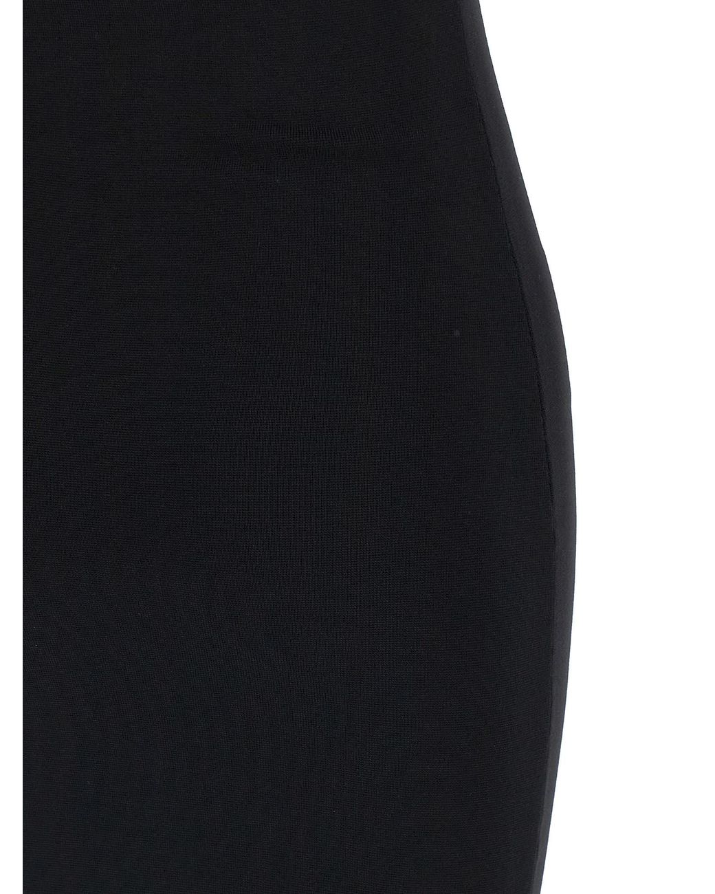 Entire studios Black Squared Neckline Dress