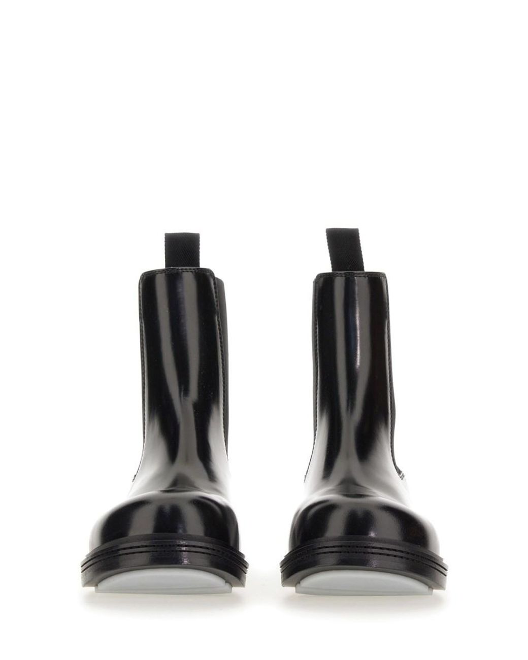 Bottega Veneta Black Chelsea Boot Fireman Calf Leather