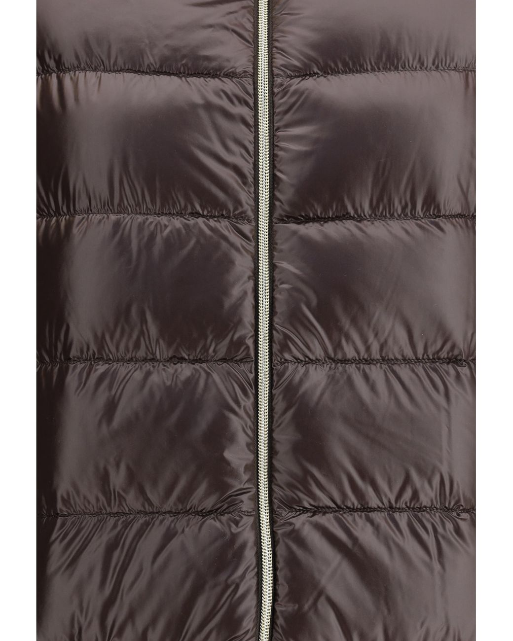 Herno Brown Midi Down Jacket Polyester